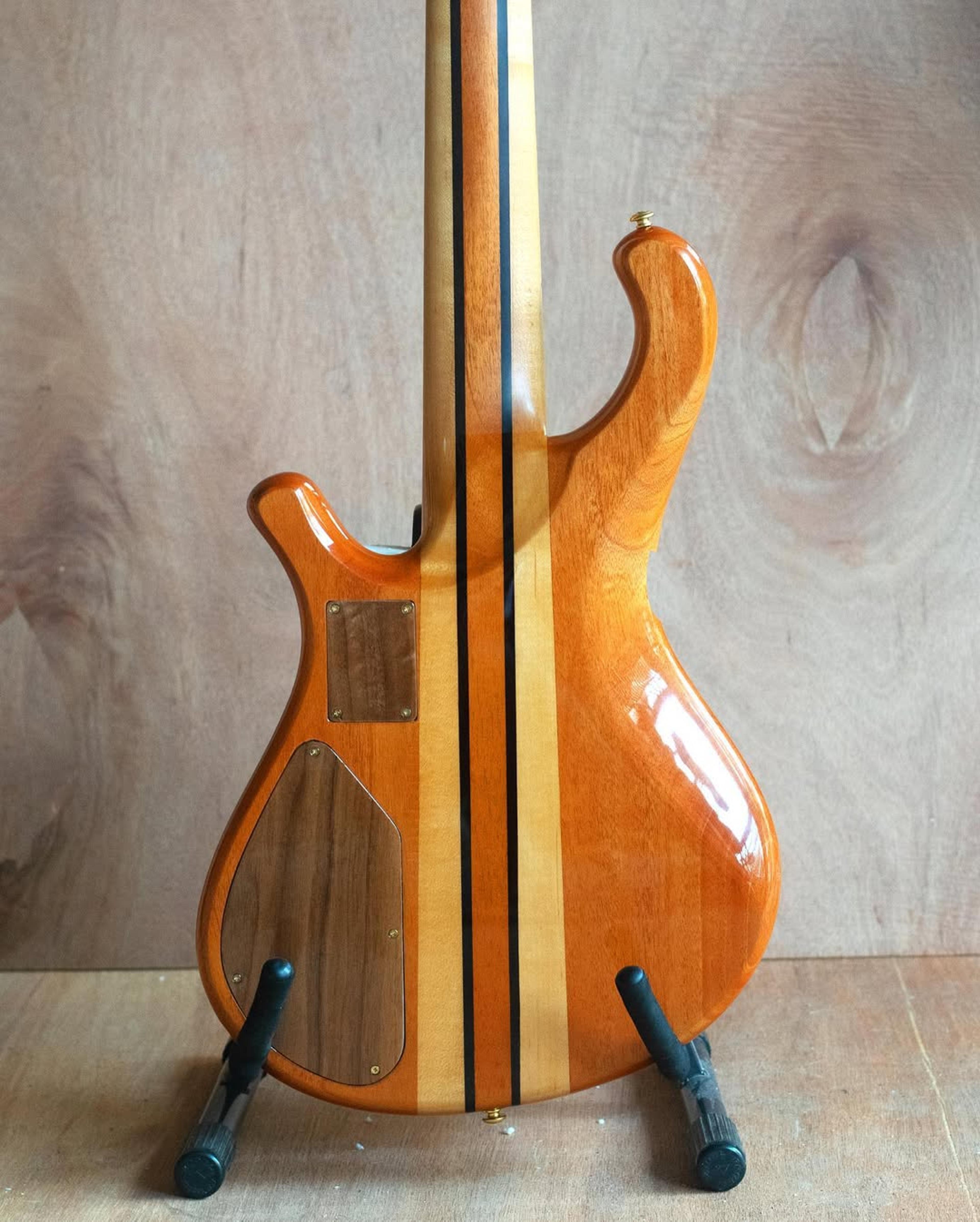 Back body view of the ODIENG RS Series 5 string bass