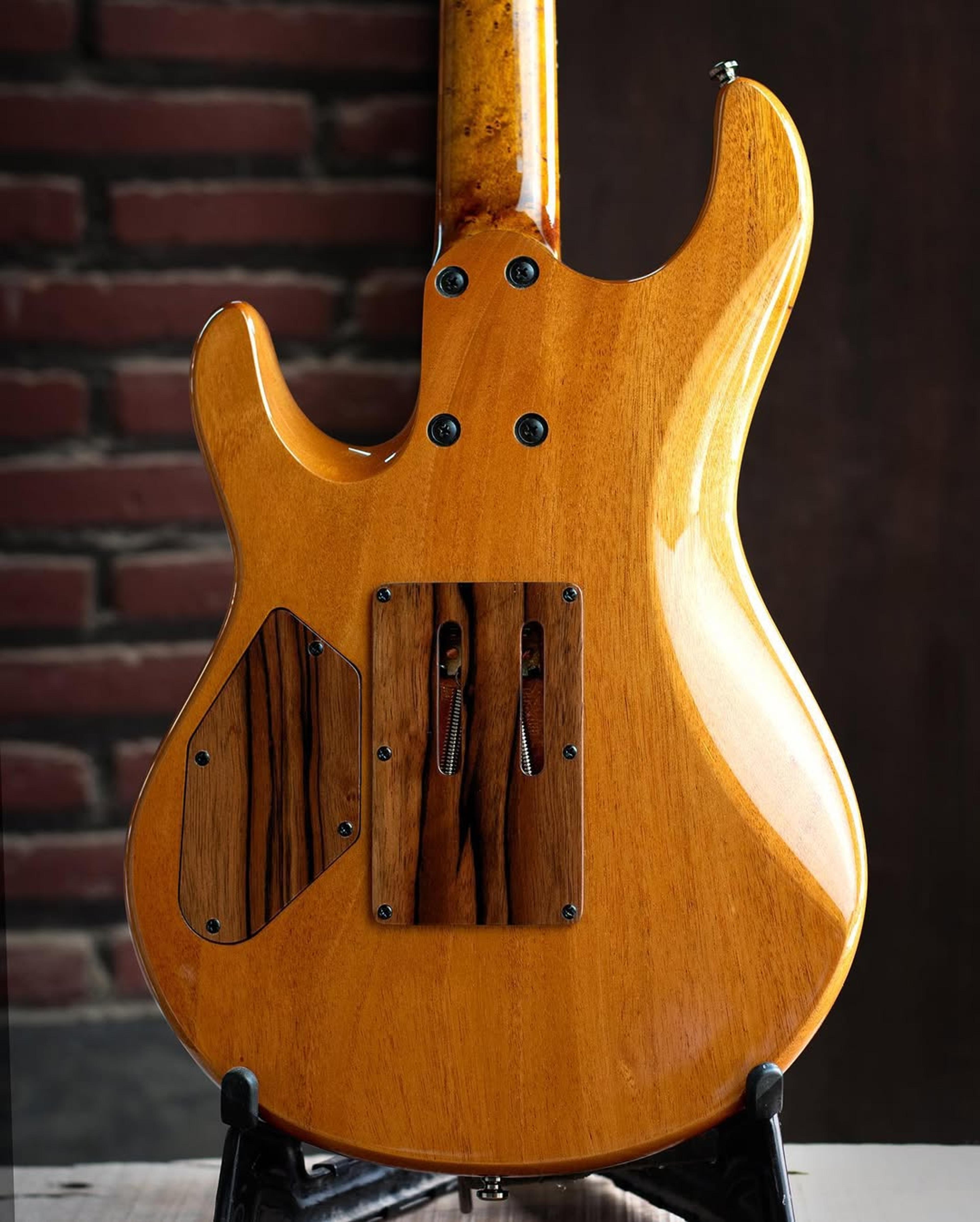 Back body view of the ODIENG NB Series 6 string Guitar