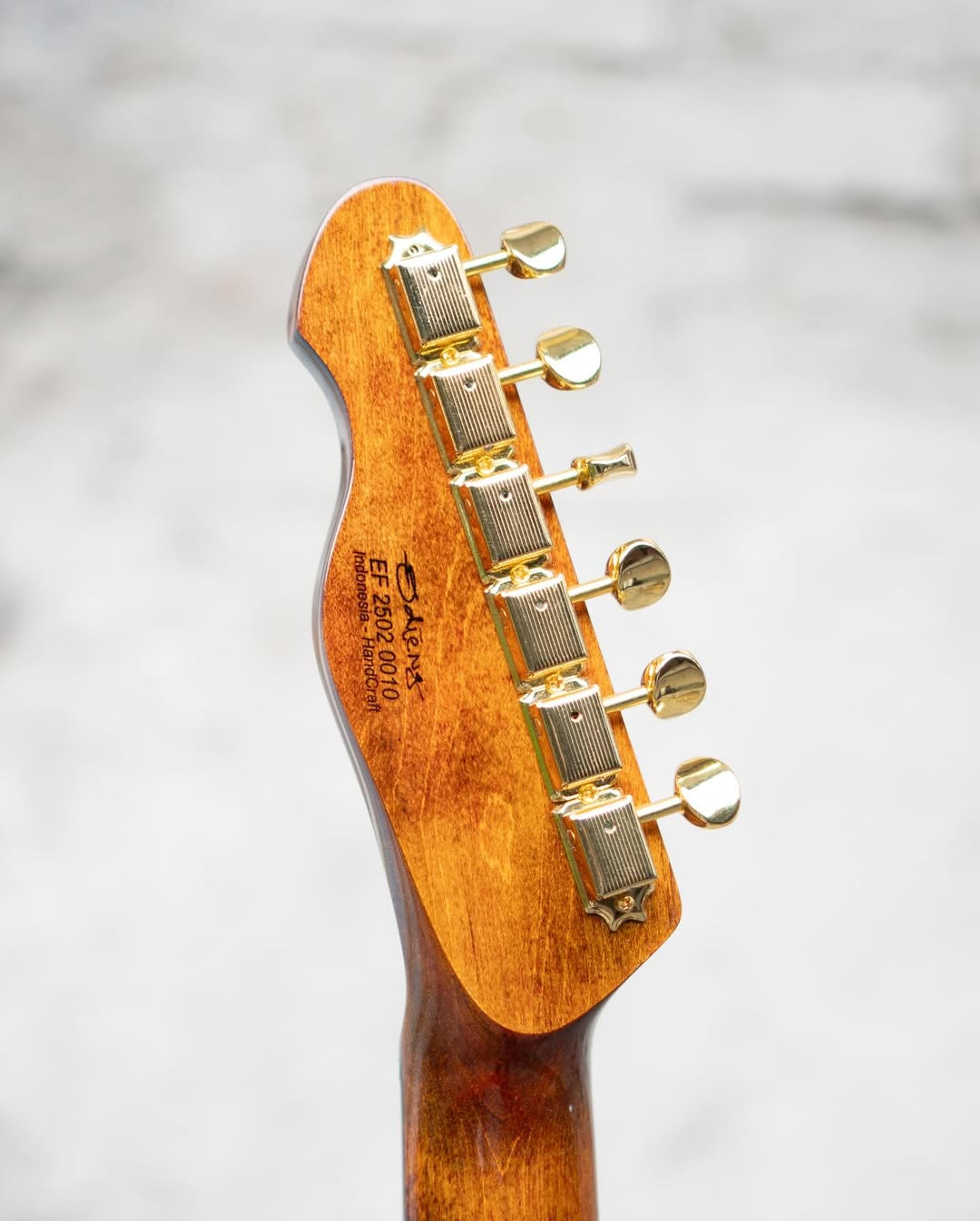 Back Headstock view of the EF Parama Guitar 6 string Guitar