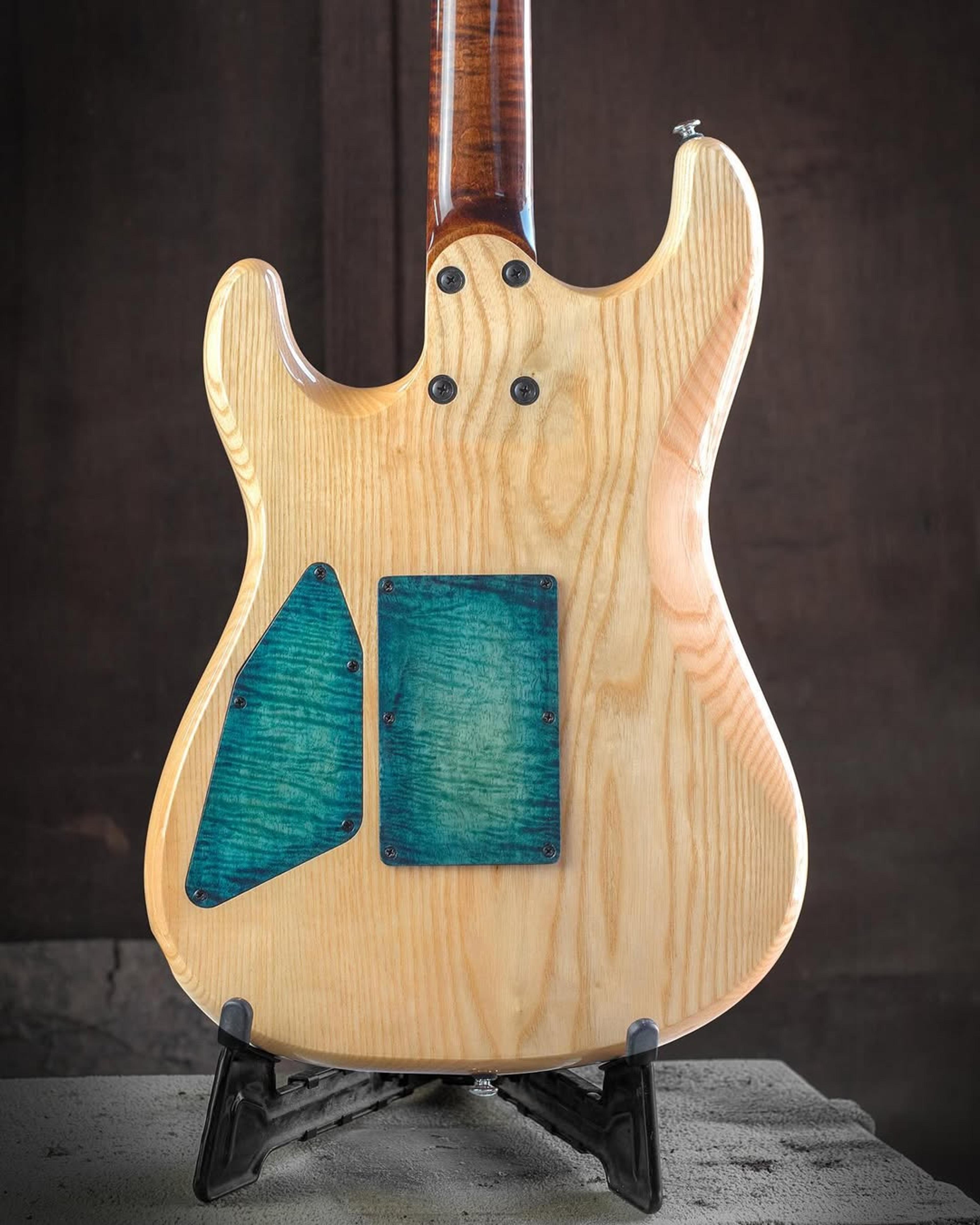 Back body view of the ODIENG EF Series 3 6 string Guitar