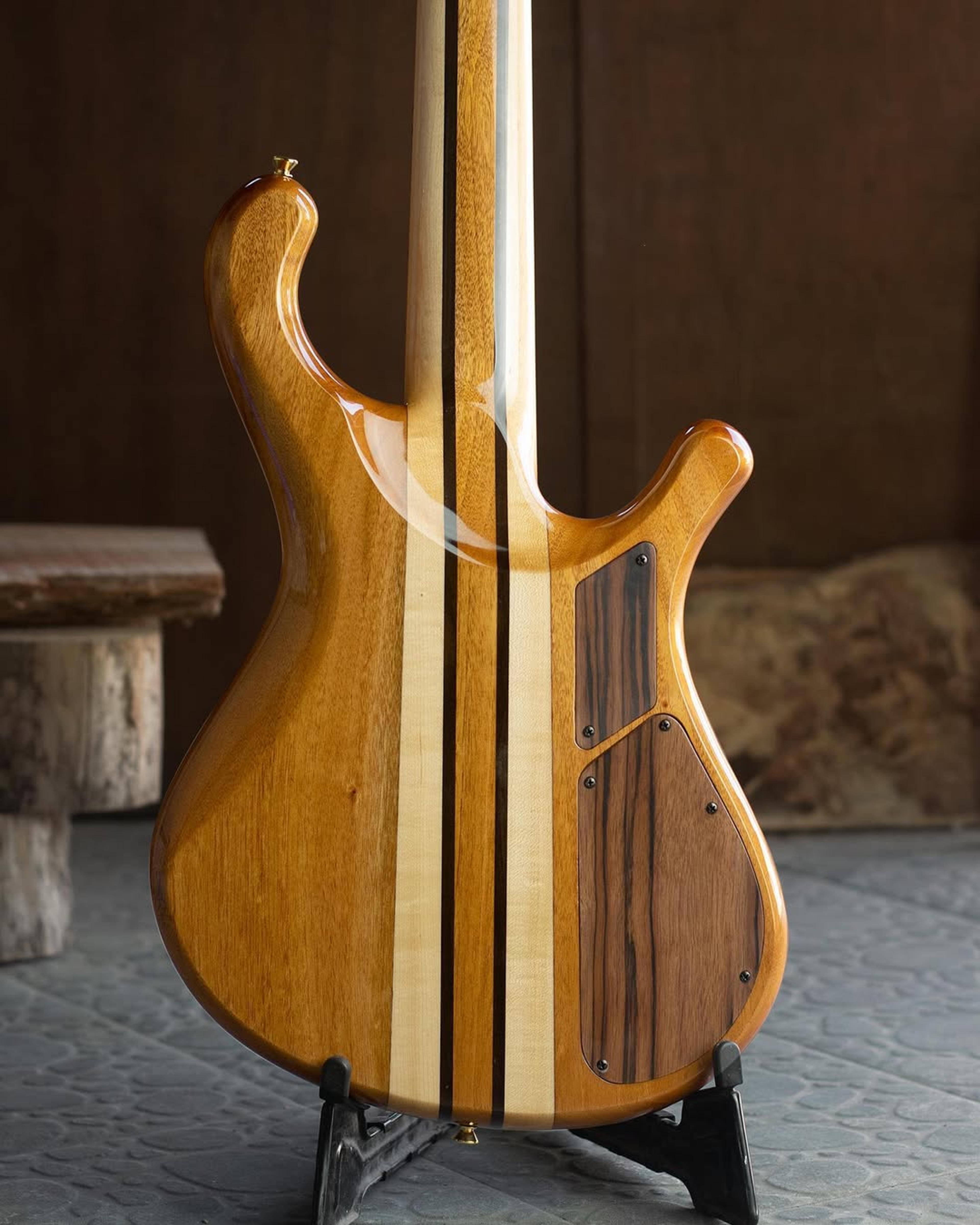 Back body view of the ODIENG RS Series 5 string bass