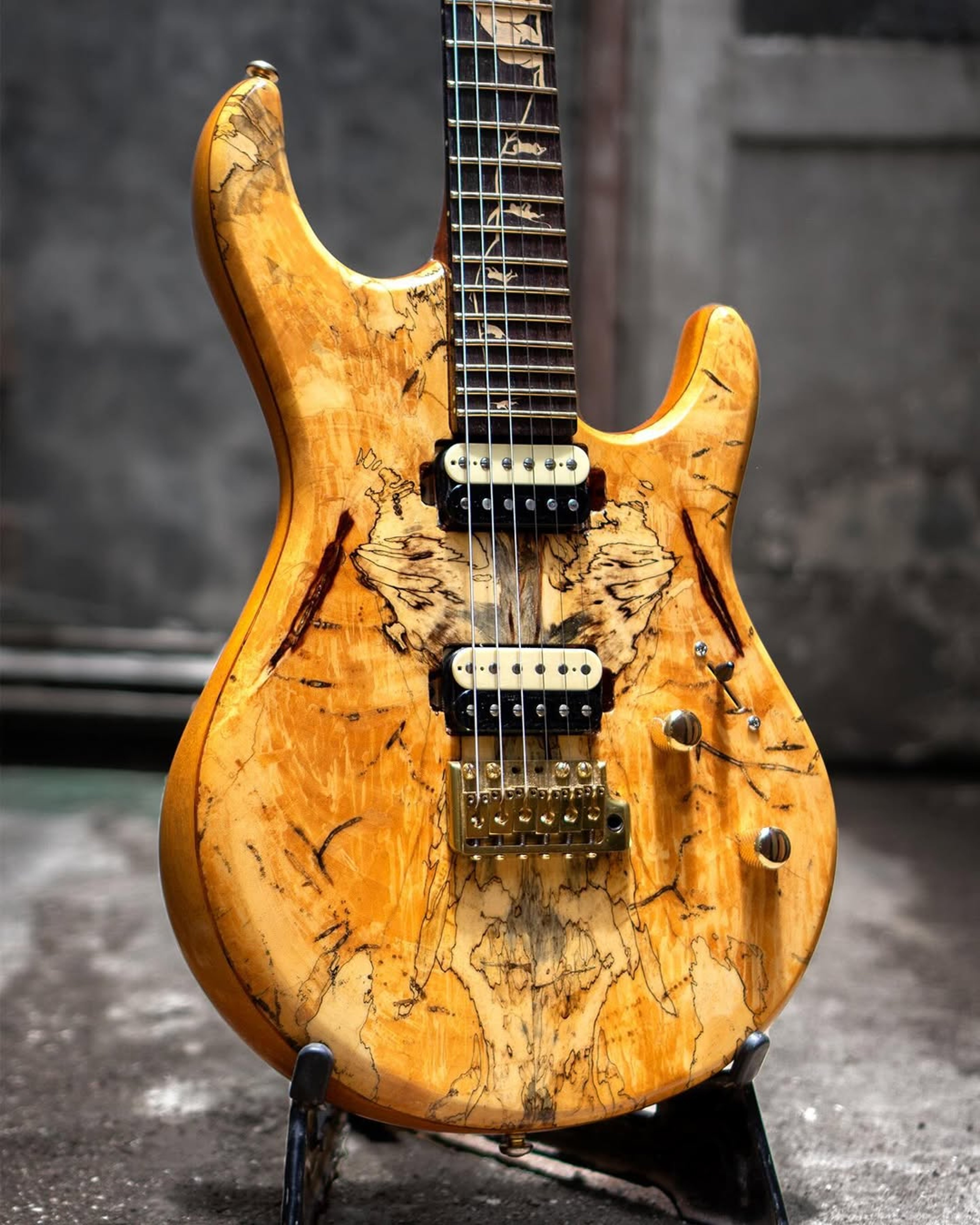 Front body view of the ODIENG NB Series 6 string Guitar
