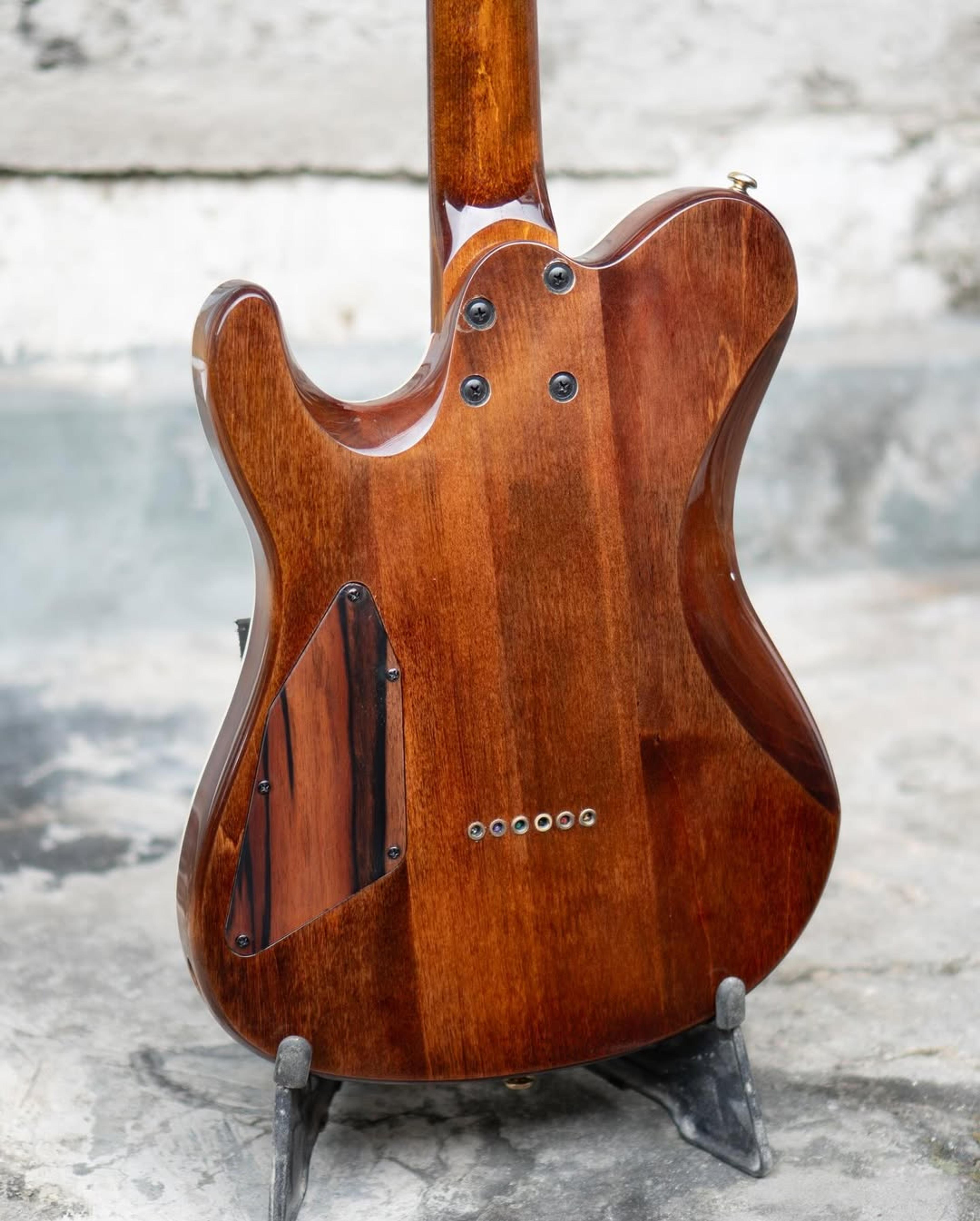 Back body view of the EF Parama Guitar 6 string Guitar