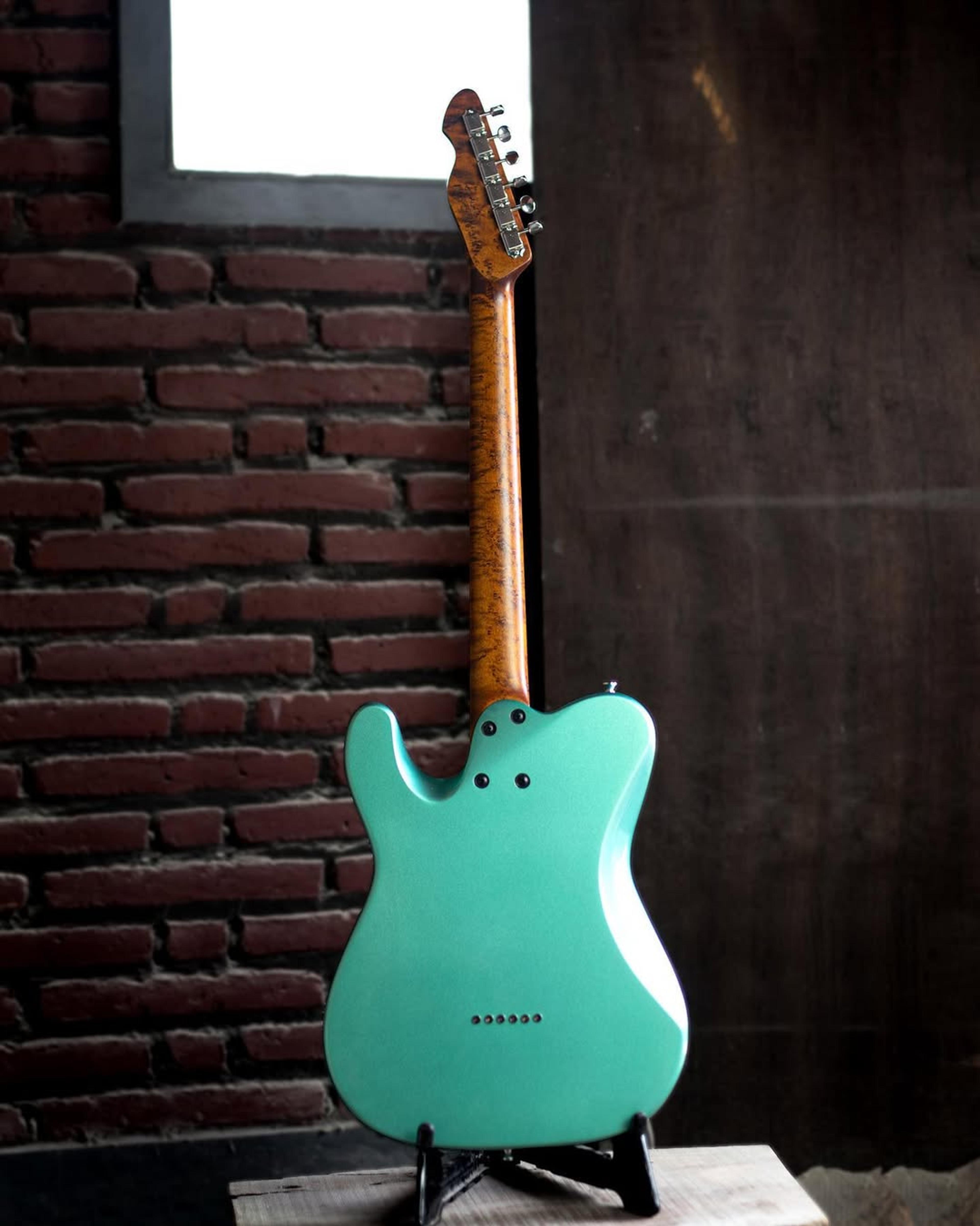 Full Back front view of the ODIENG Parama 6 string Guitar