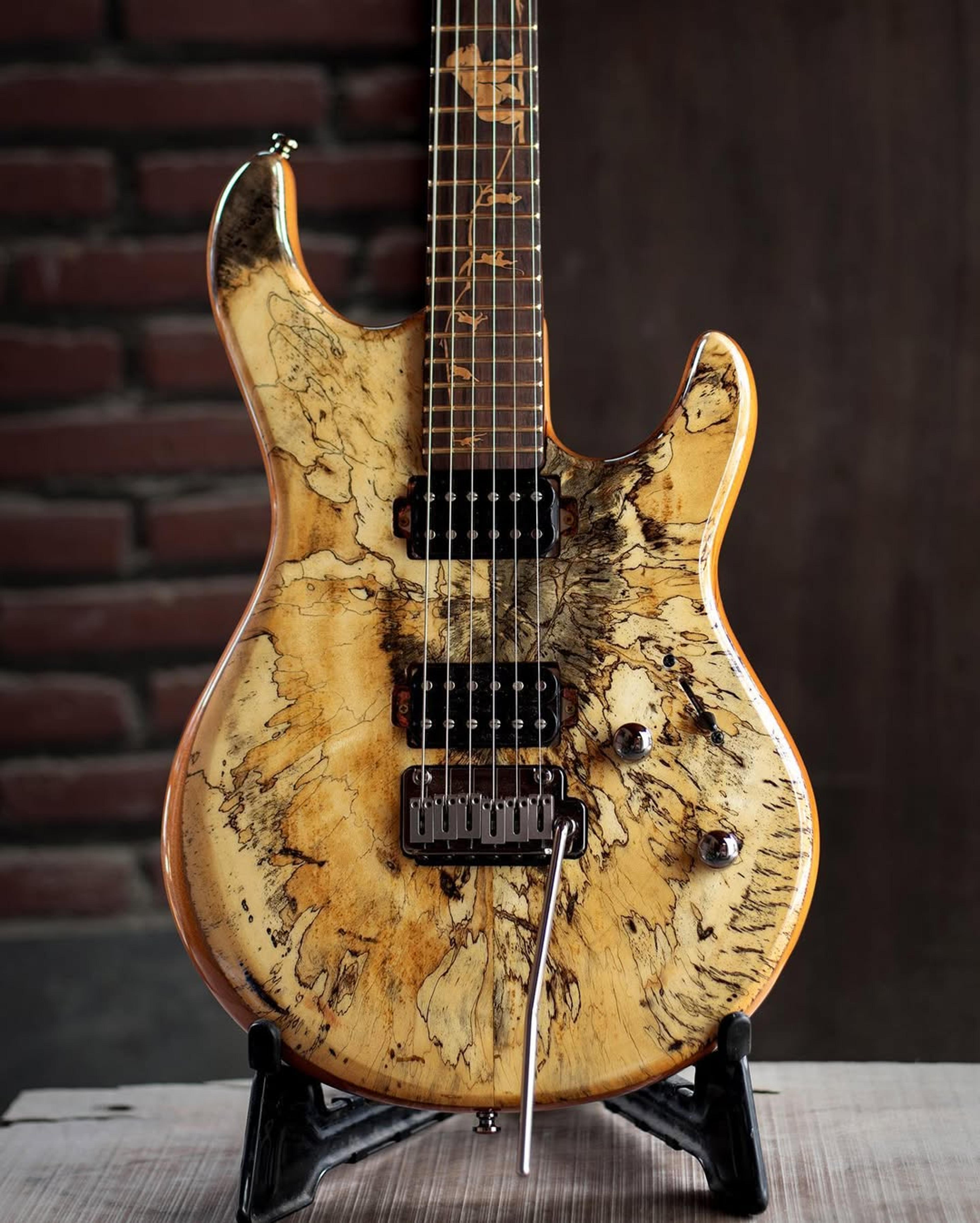 Front body view of the ODIENG NB Series 6 string Guitar