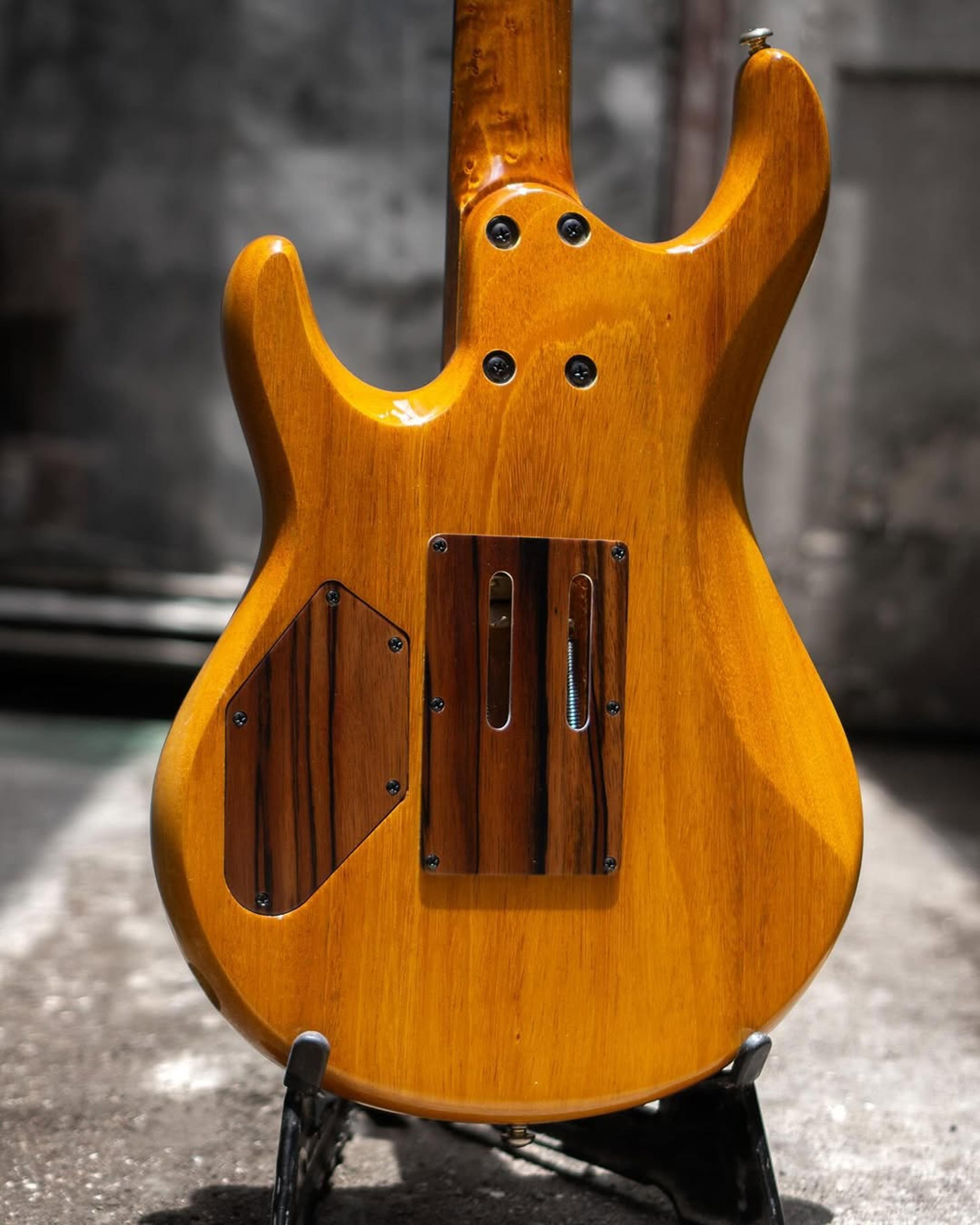 Back body view of the ODIENG NB Series 6 string Guitar