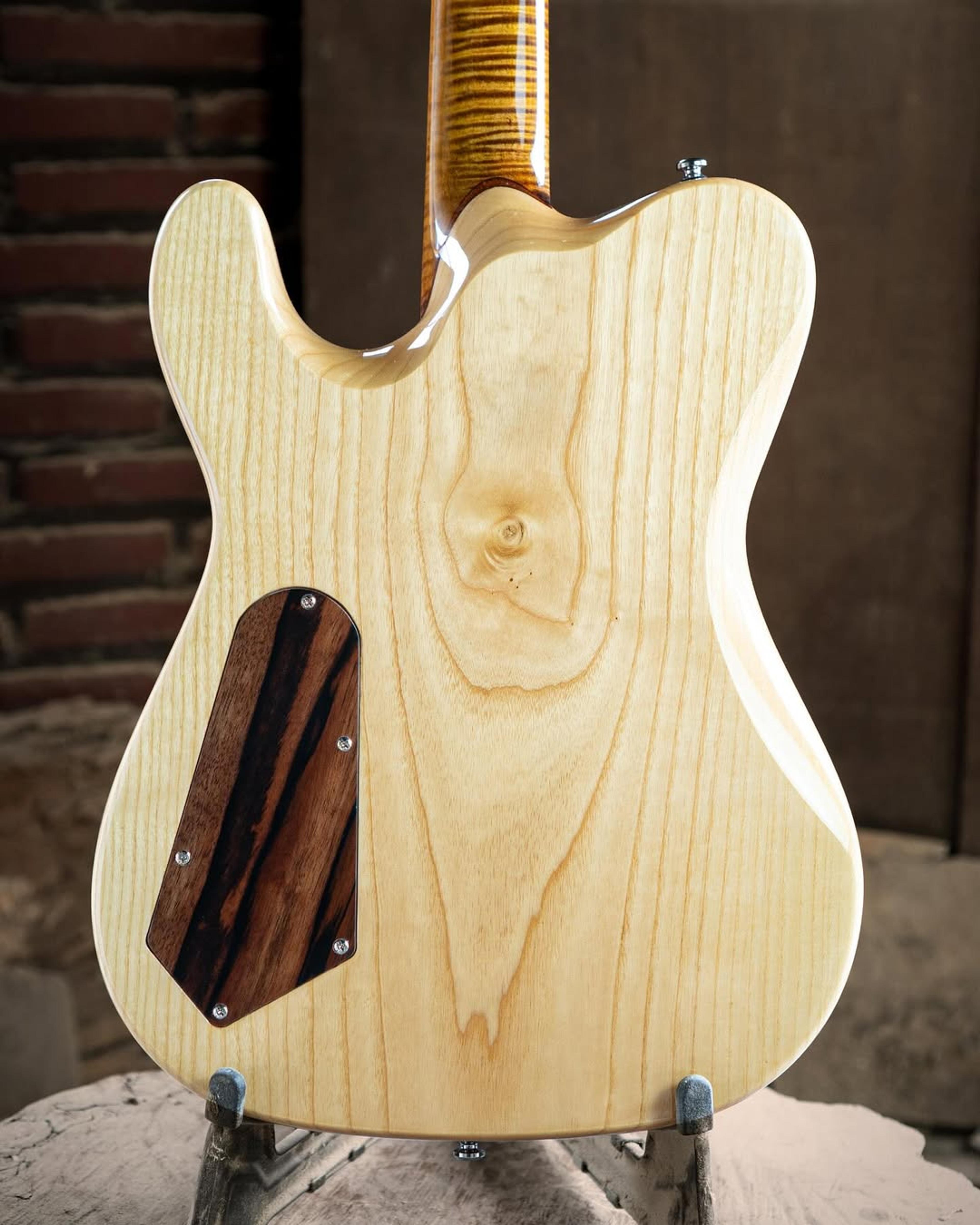 Back body view of the ODIENG Parama Guitar 6 string Guitar