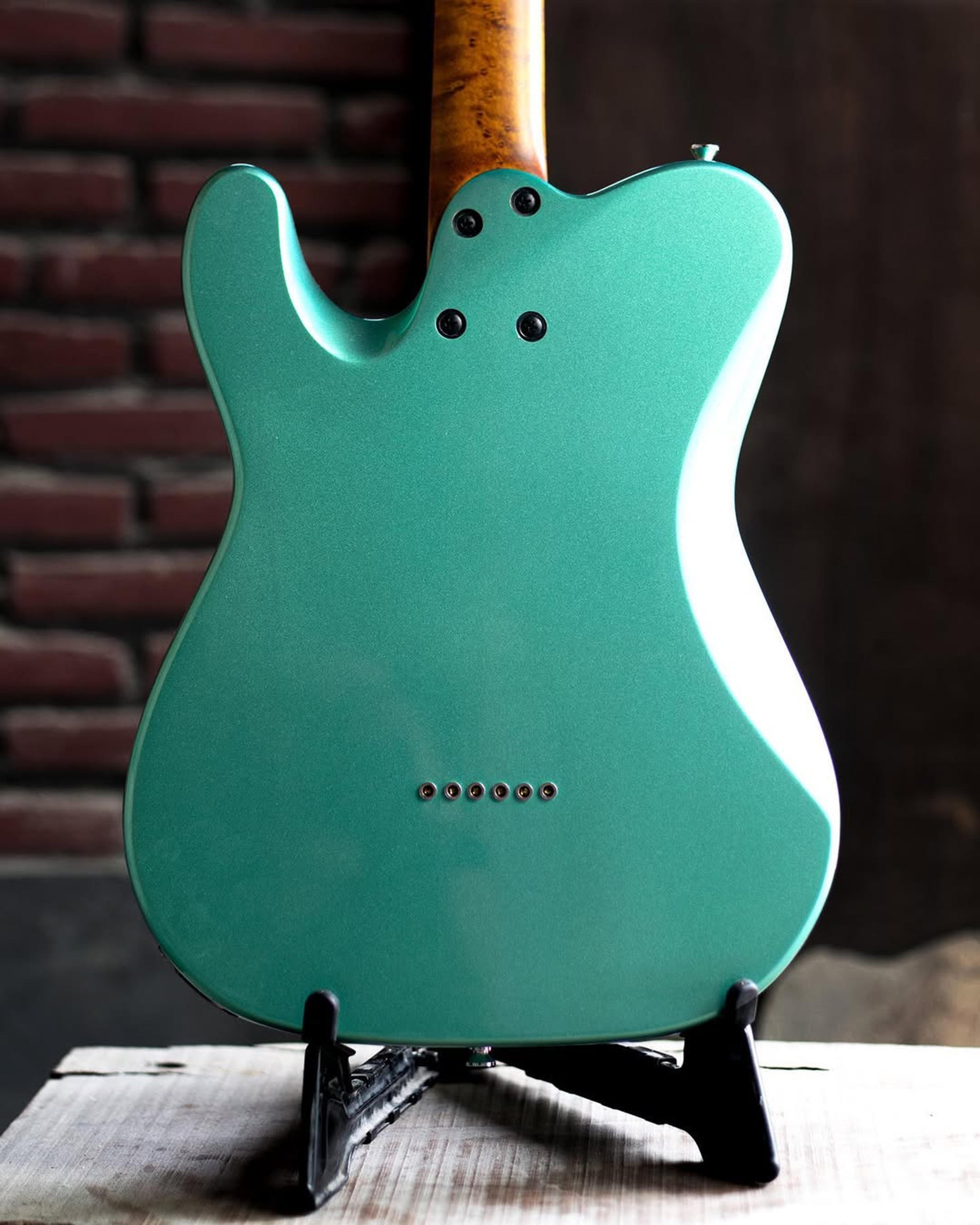 Back body view of the ODIENG Parama 6 string Guitar