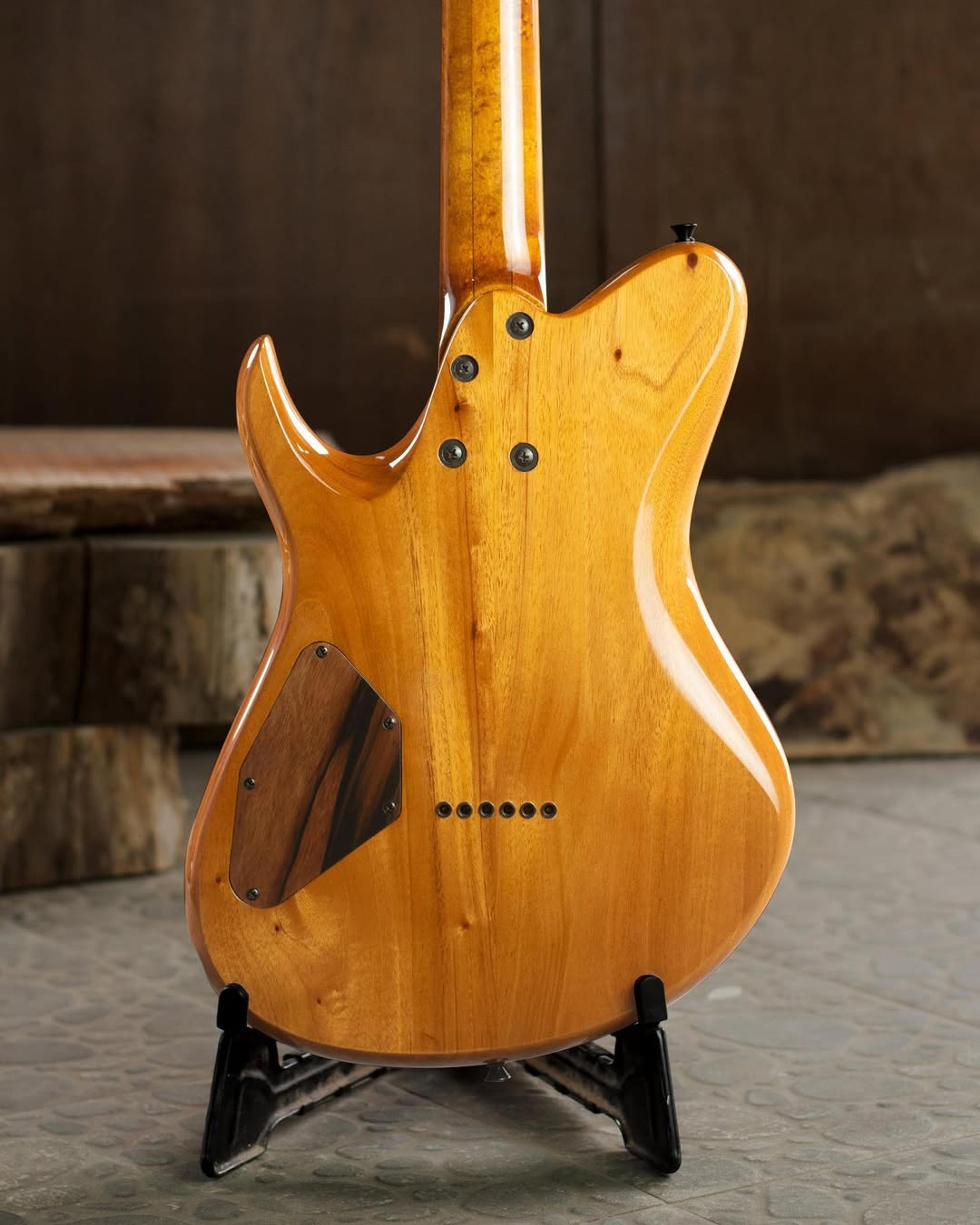 Back body view of the ODIENG Anthea 6 string Guitar