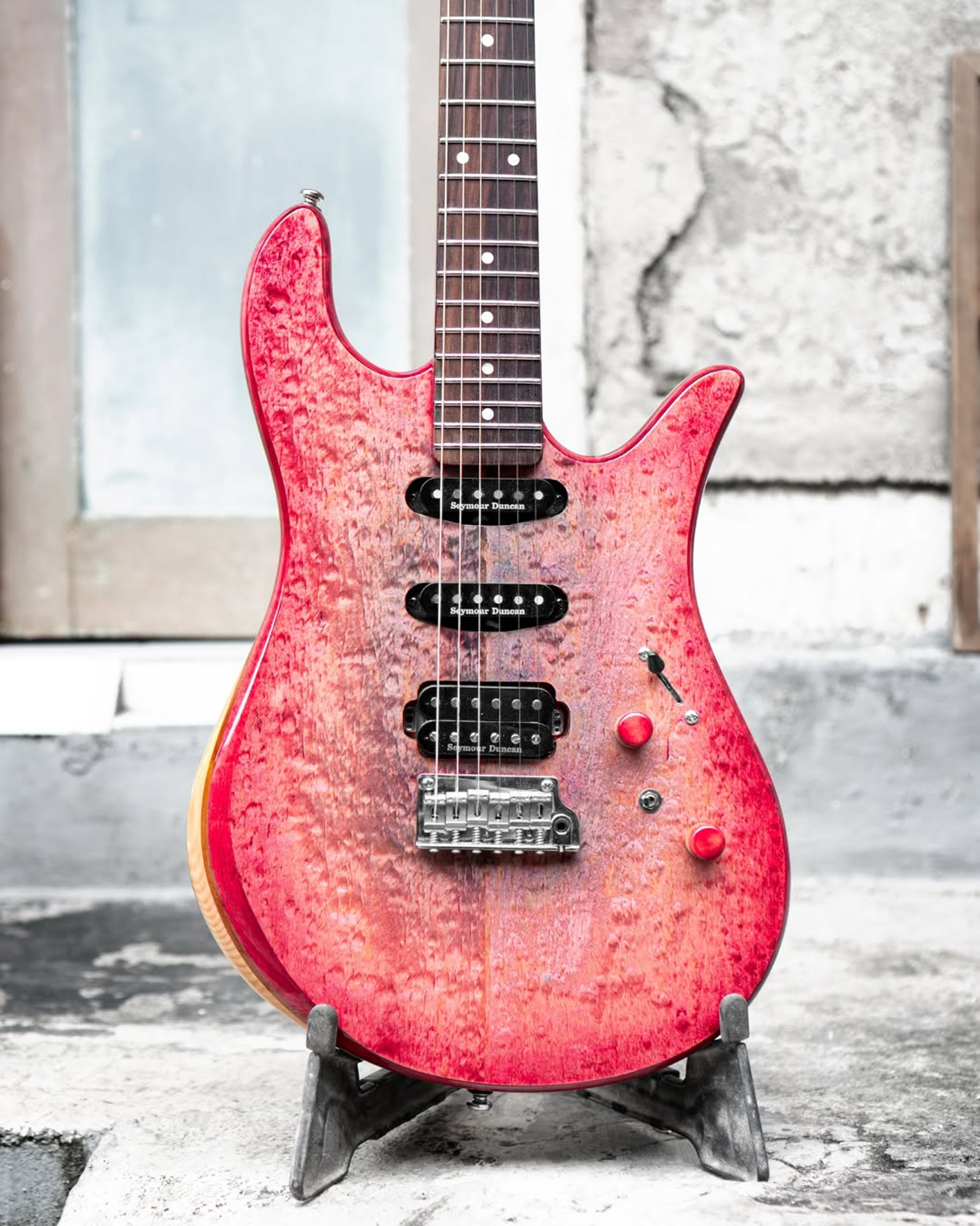 Front body view of the ODIENG Serephin 6 string guitar