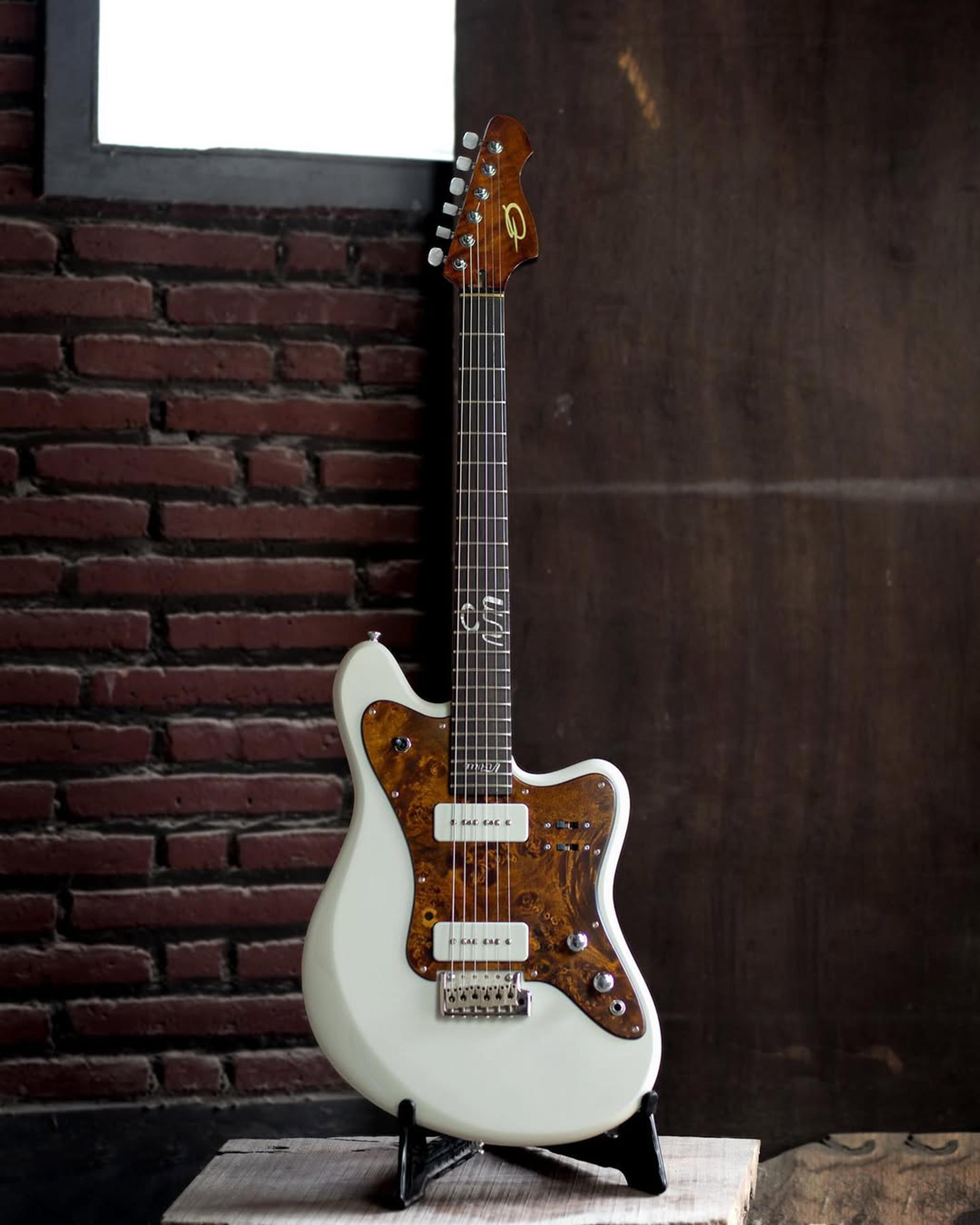 Full front view of the ODIENG EF Series 2 6 string guitar