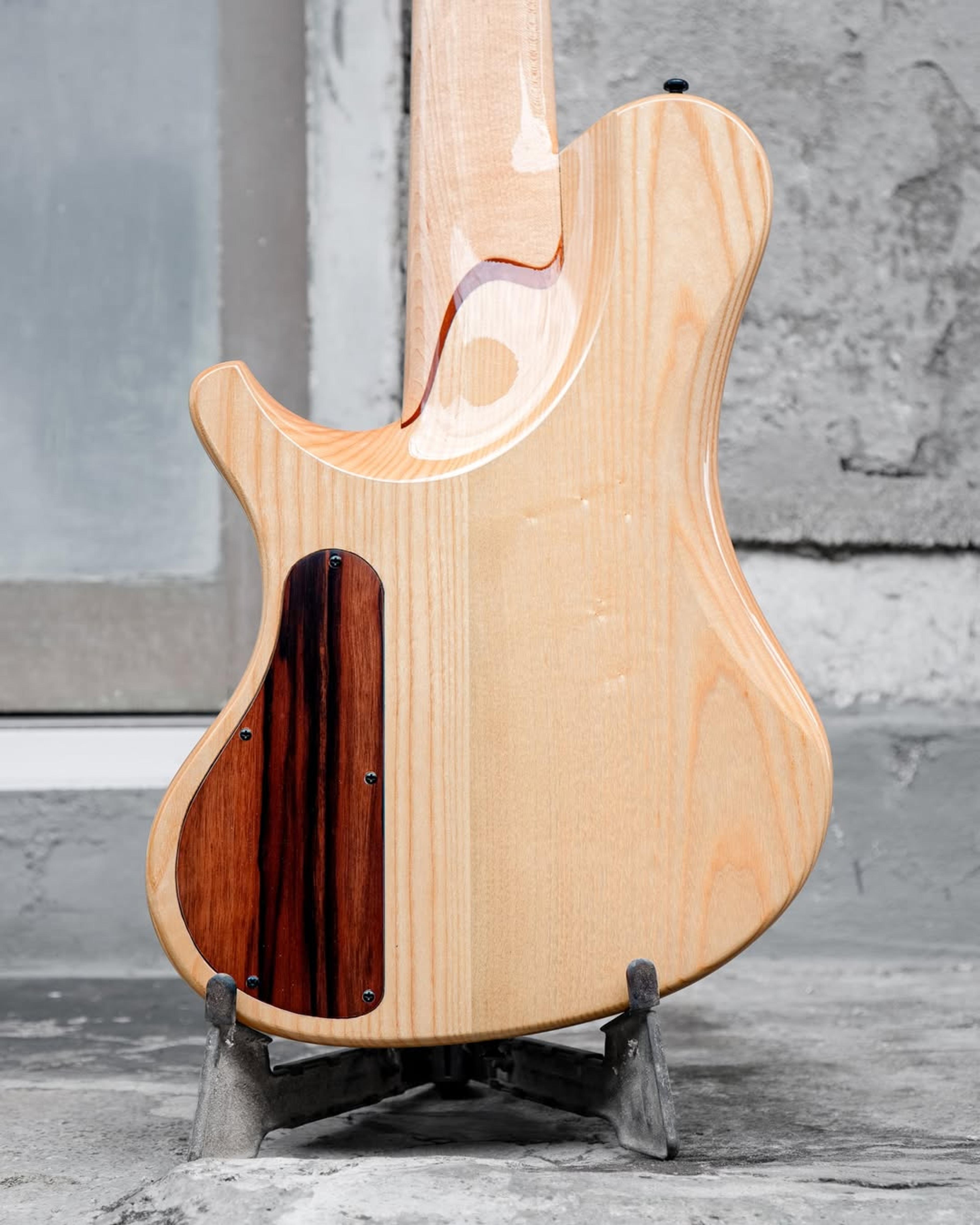 Back body view of the ODIENG XJB 6 string bass