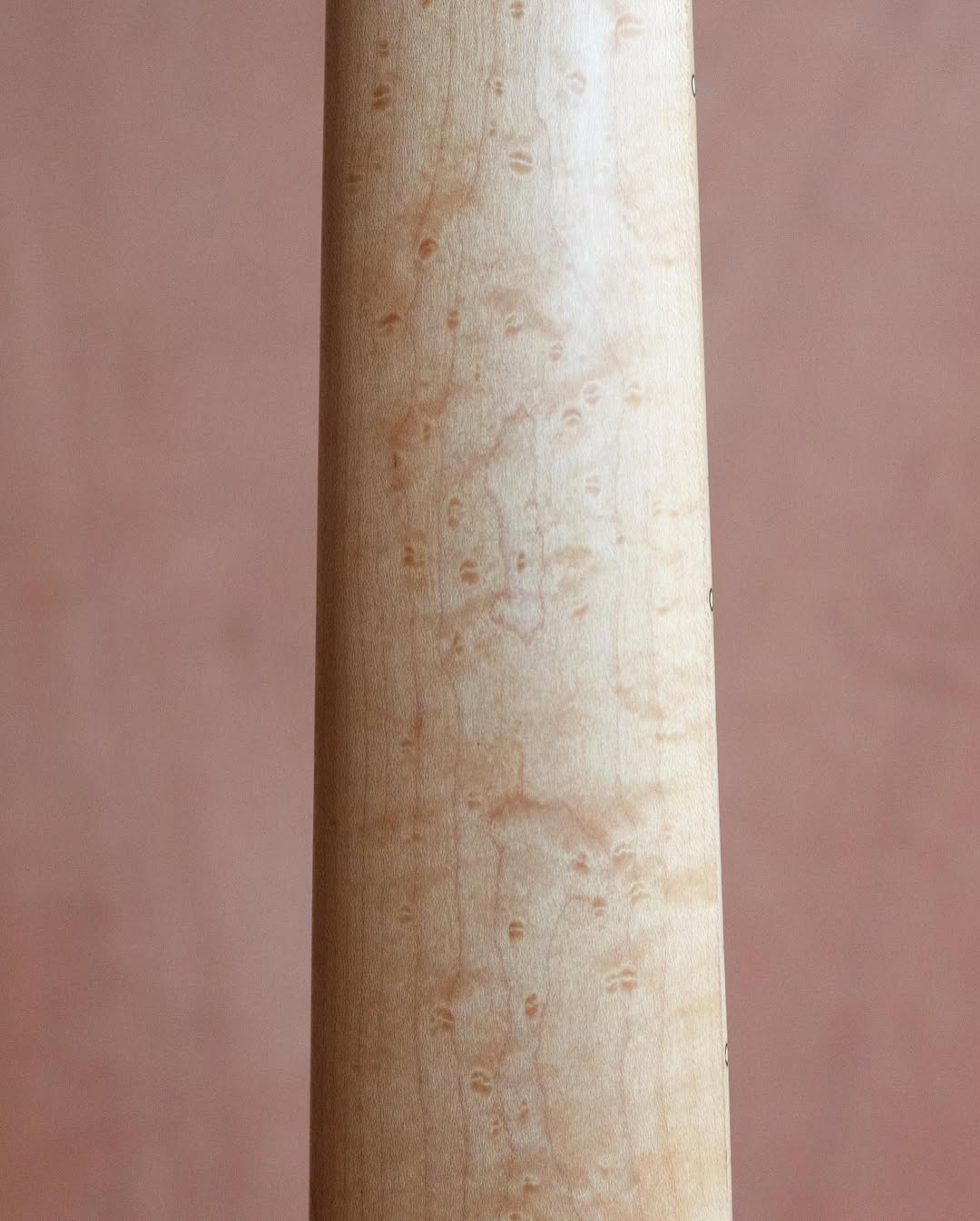 Back neck detail view of the ODIENG INZ 5 string bass