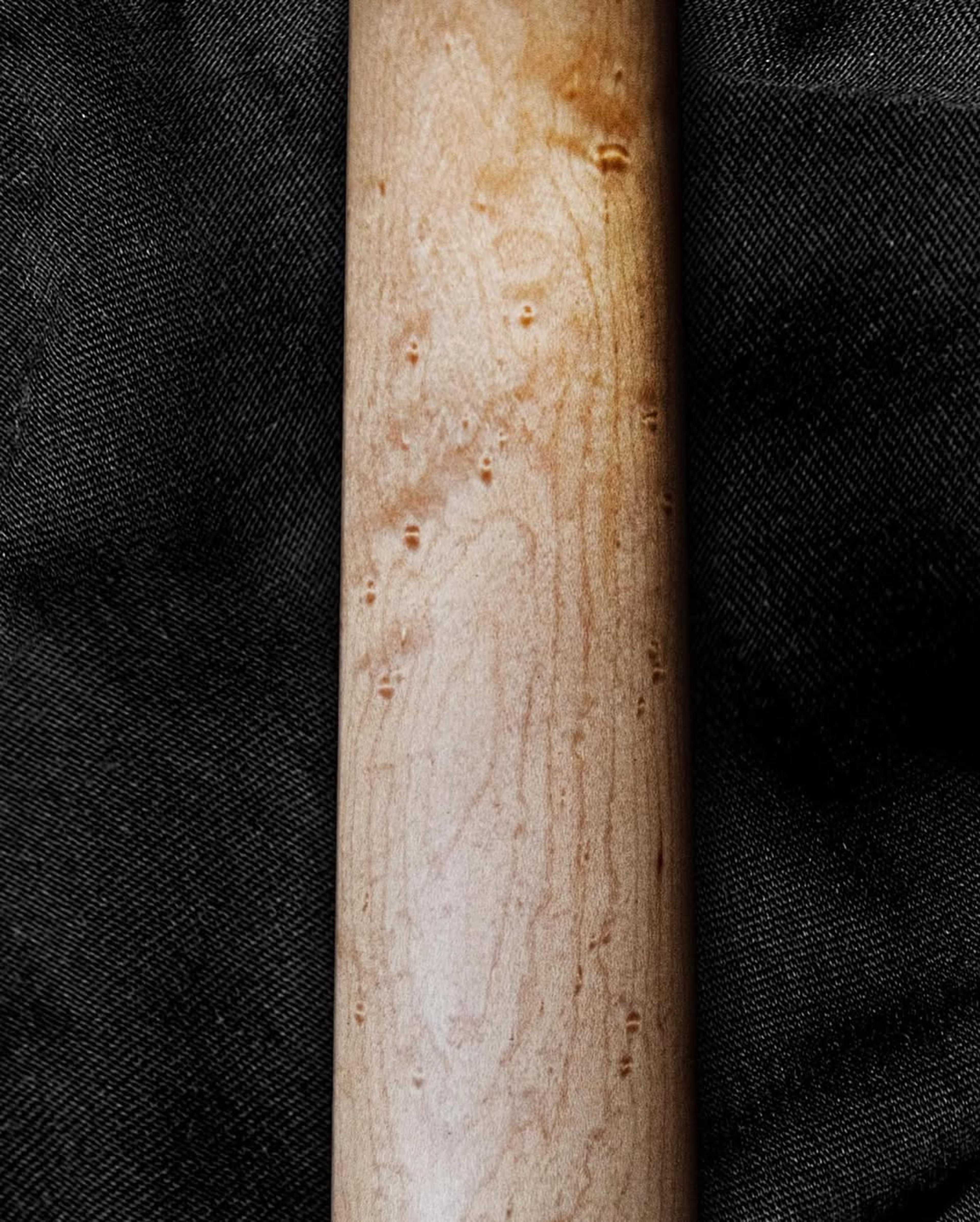 Back neck detail view of the ODIENG Corvette 5 string bass