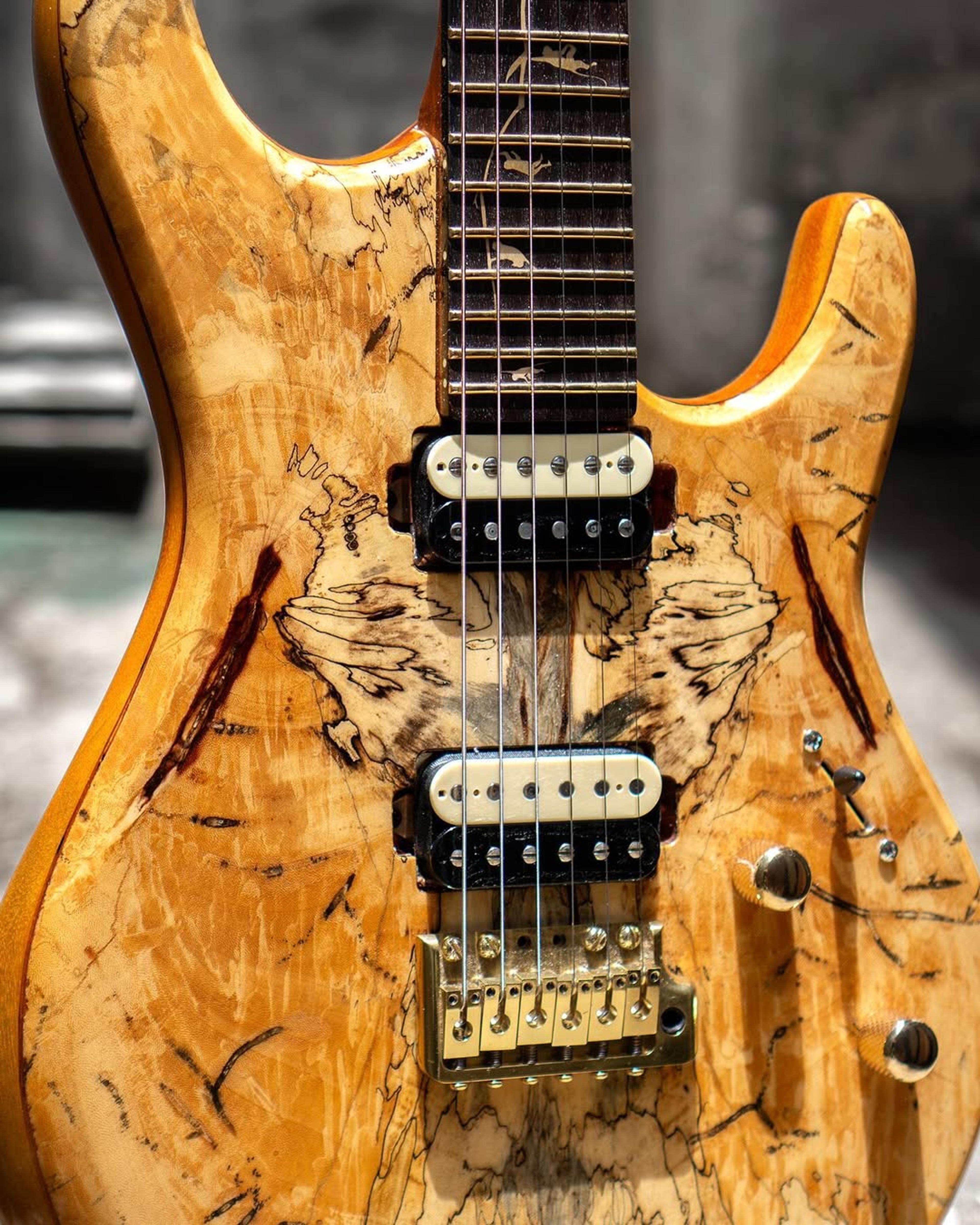 Side Body view of the ODIENG NB Series 6 string Guitar