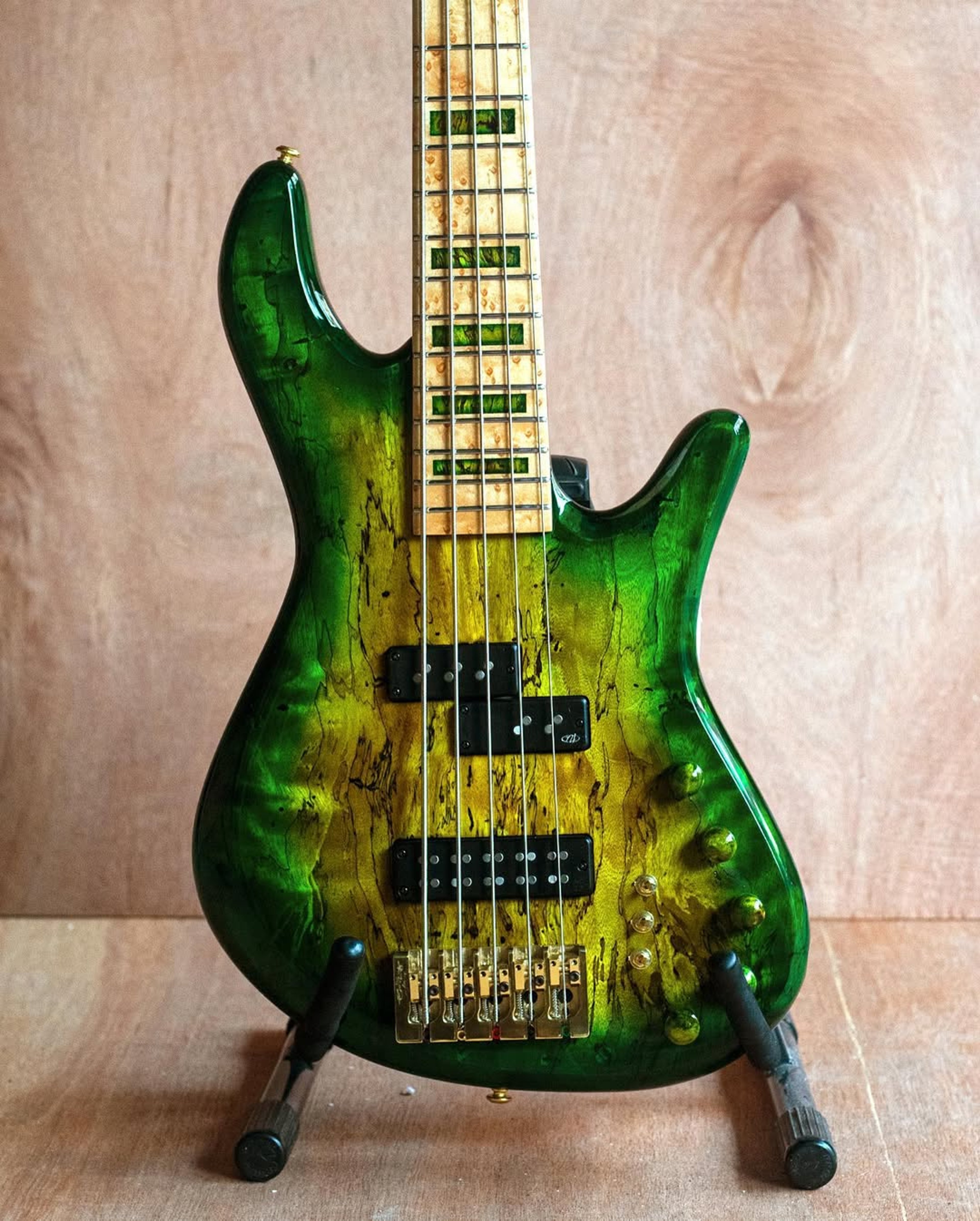 Front body view of the ODIENG INZ 5 string bass