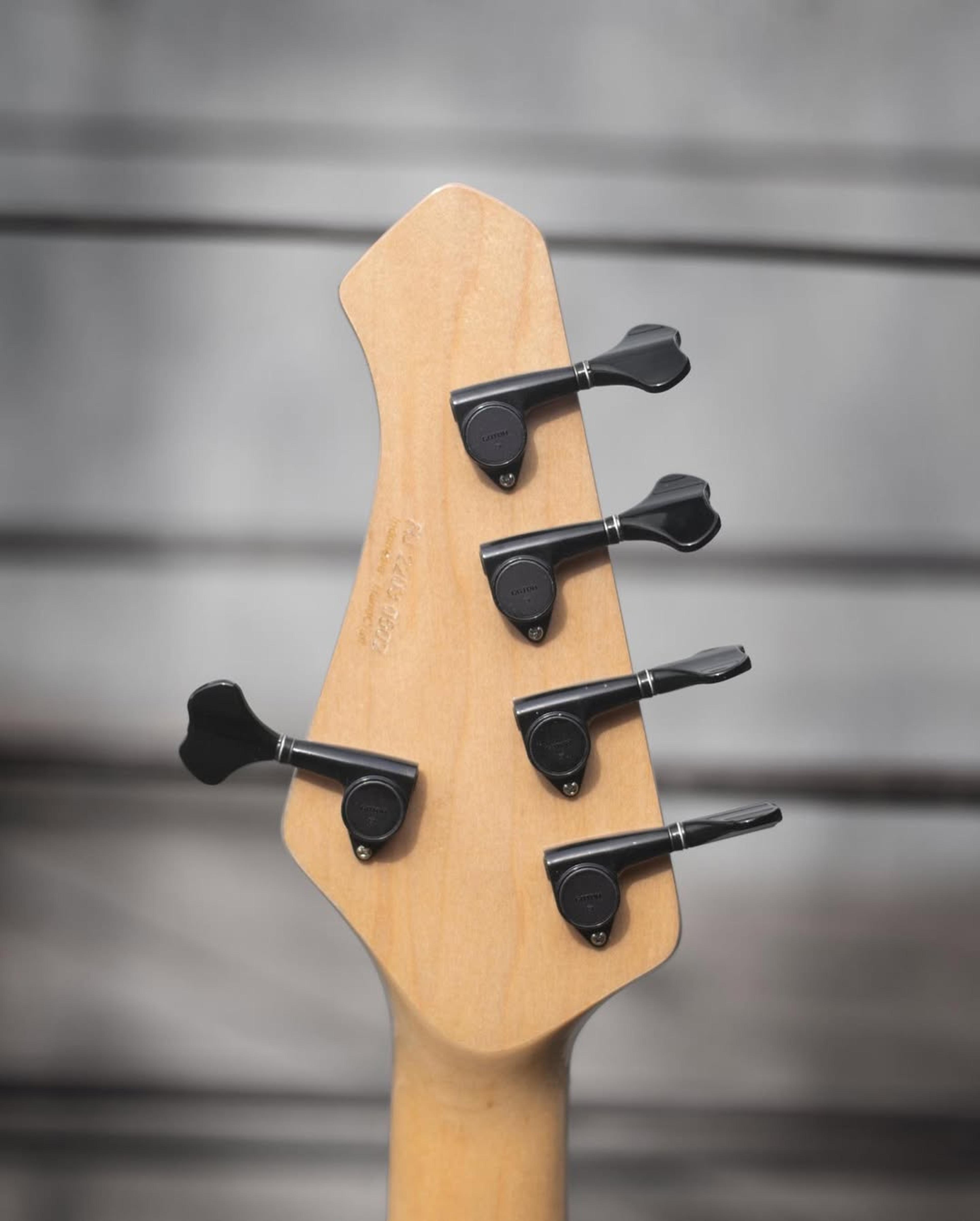 Back Headstock view of the ODIENG KJ 5 string bass