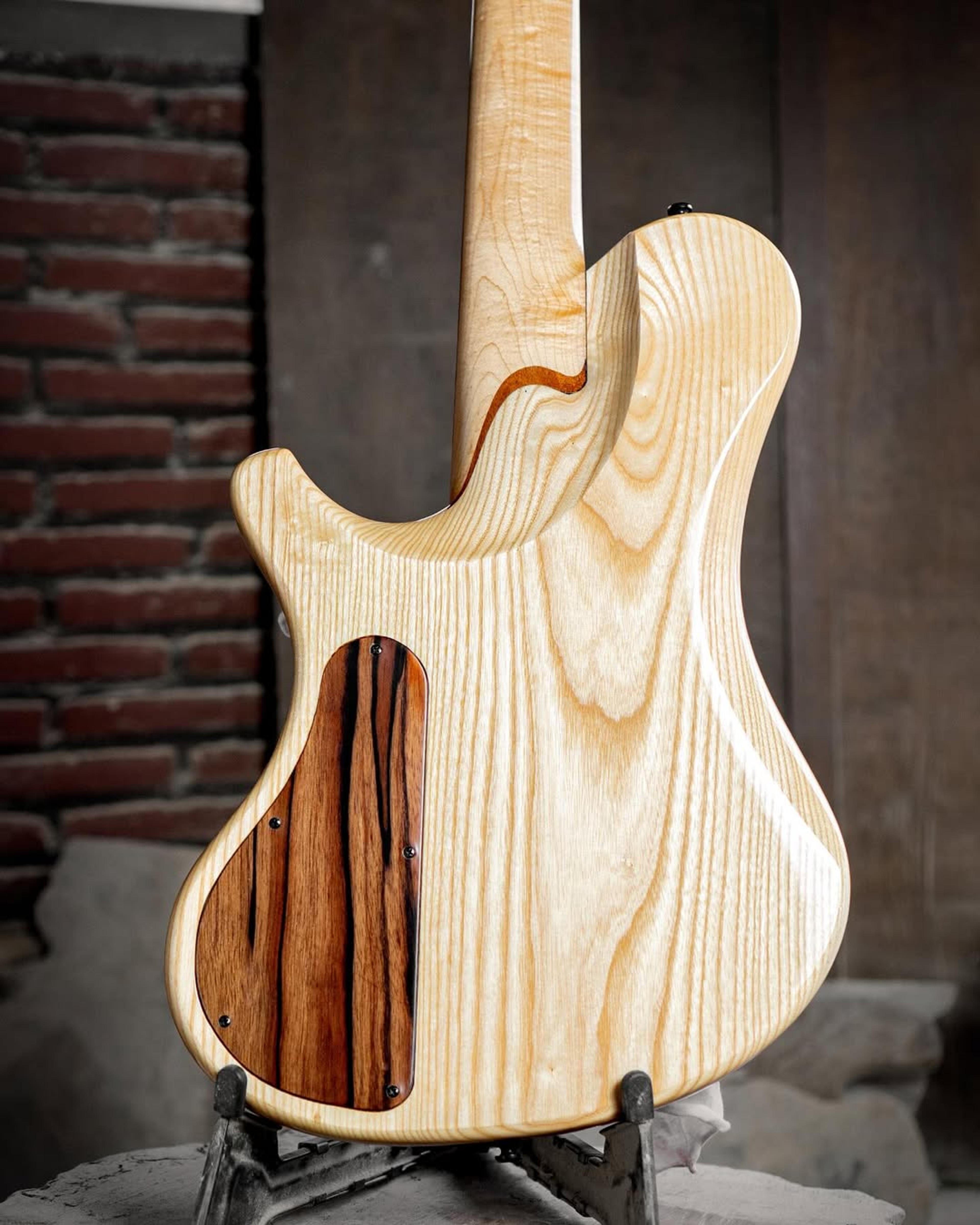 Back body view of the ODIENG XJB 5 string bass