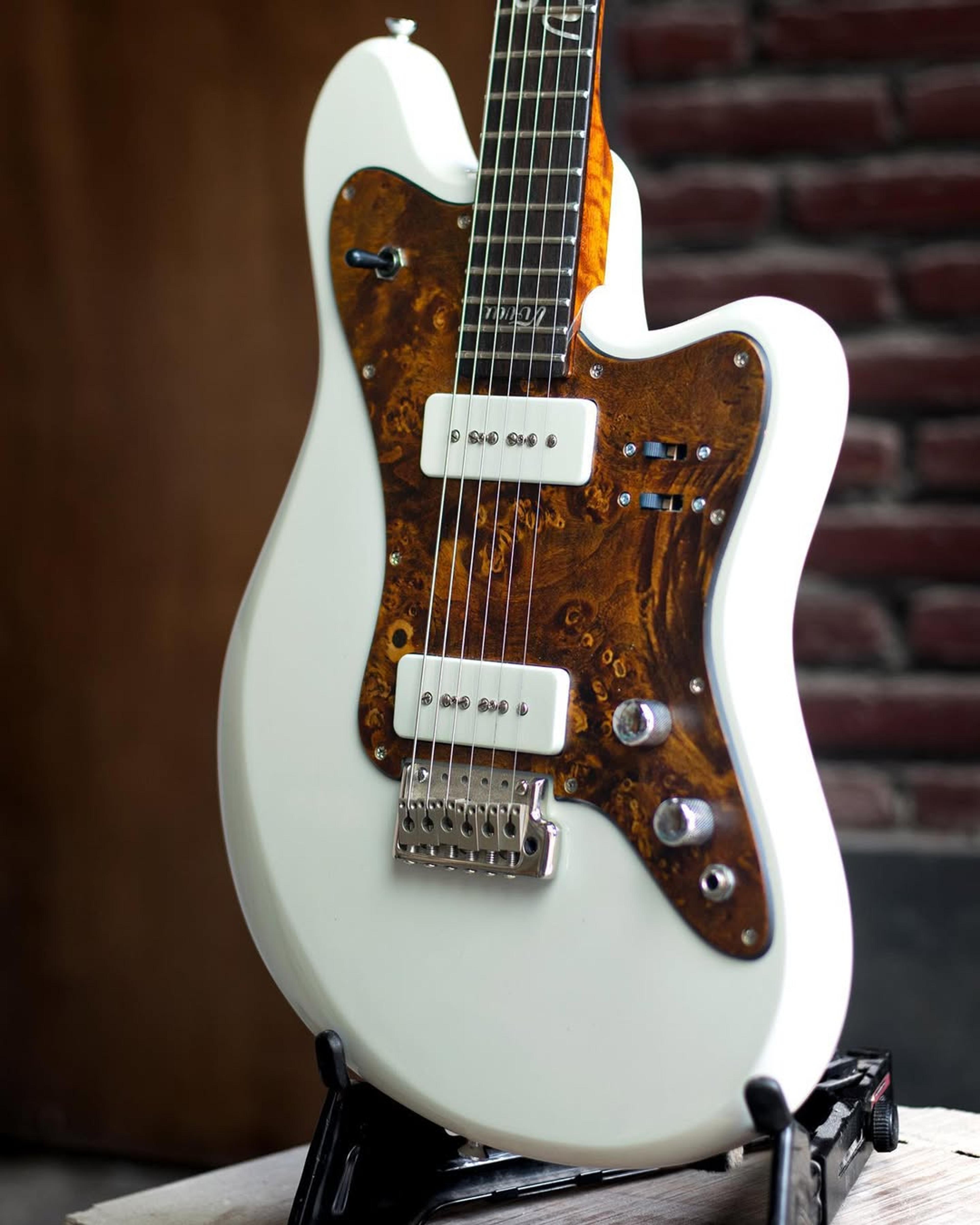 Side Body view of the ODIENG EF Series 2 6 string guitar
