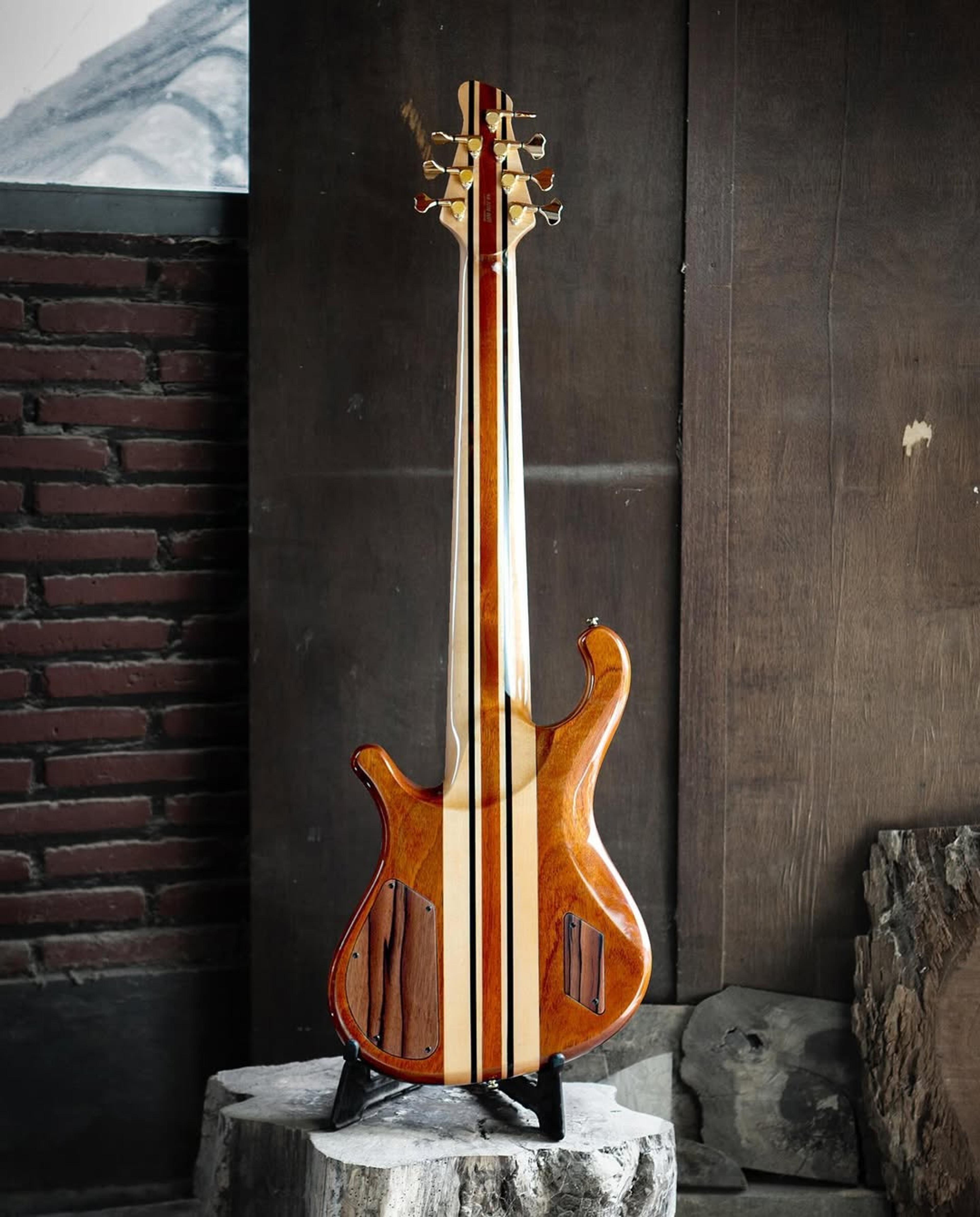 Full Back front view of the ODIENG RS Series 7 string bass