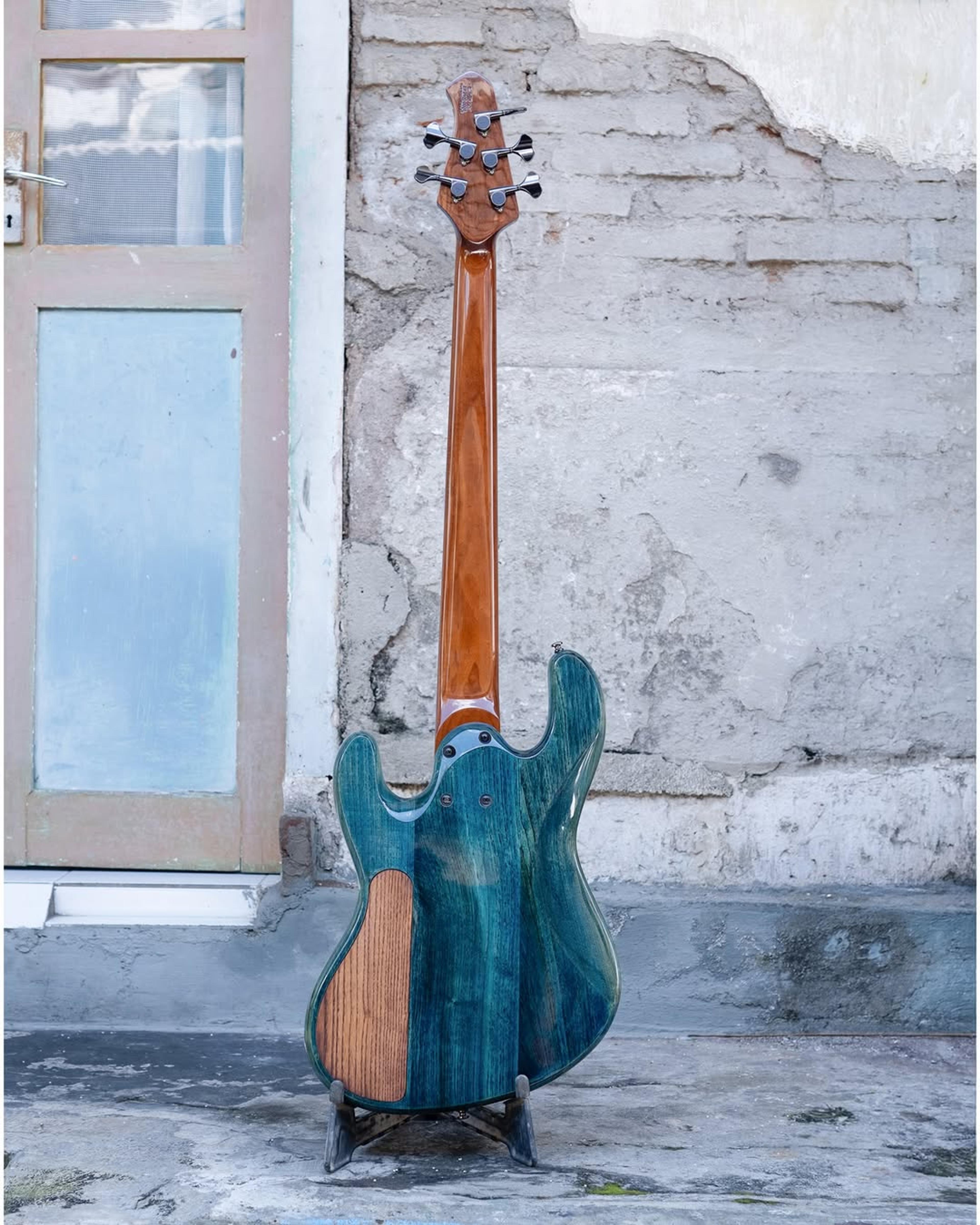 Full Back front view of the EF KJ 5 string bass