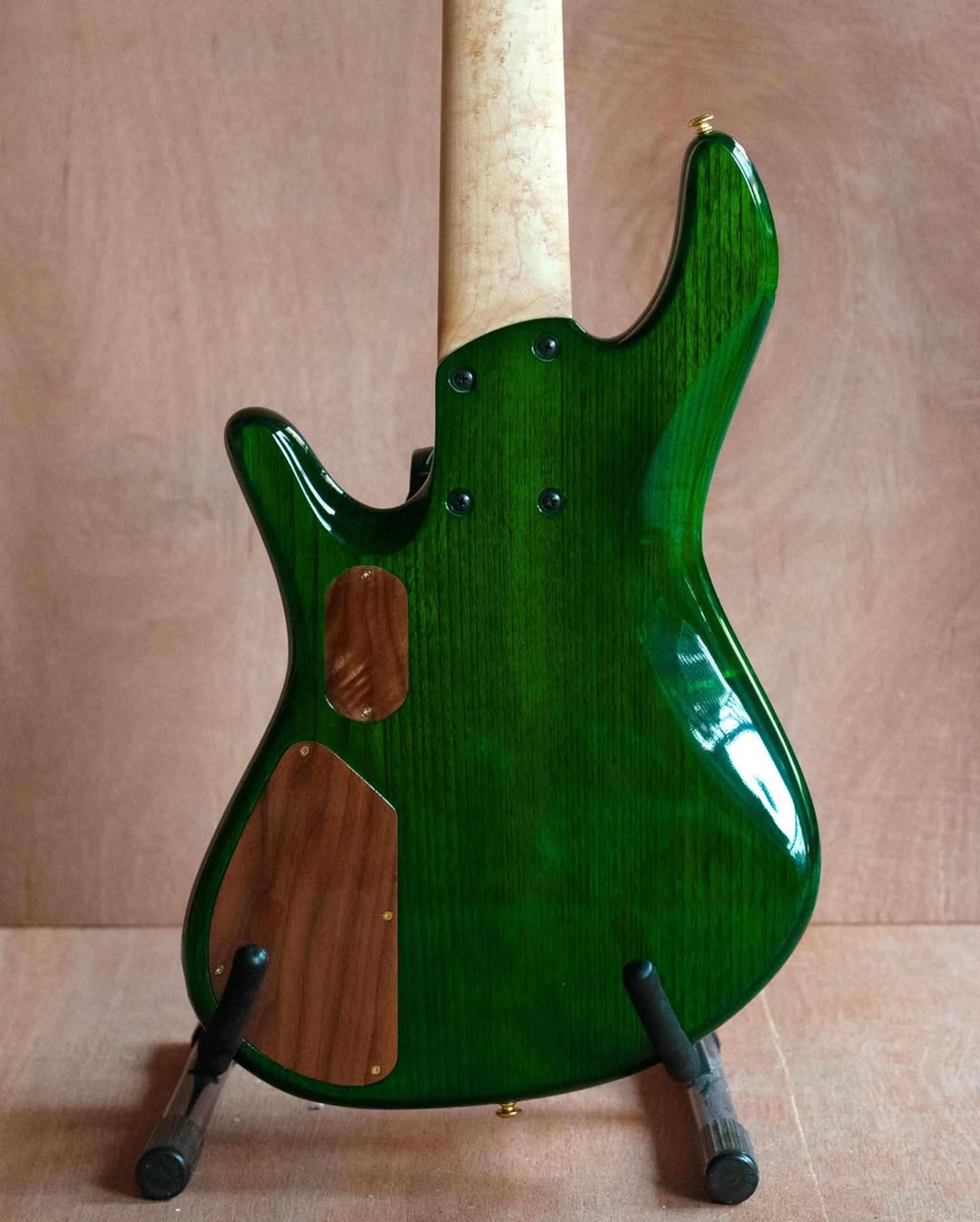 Back body view of the ODIENG INZ 5 string bass