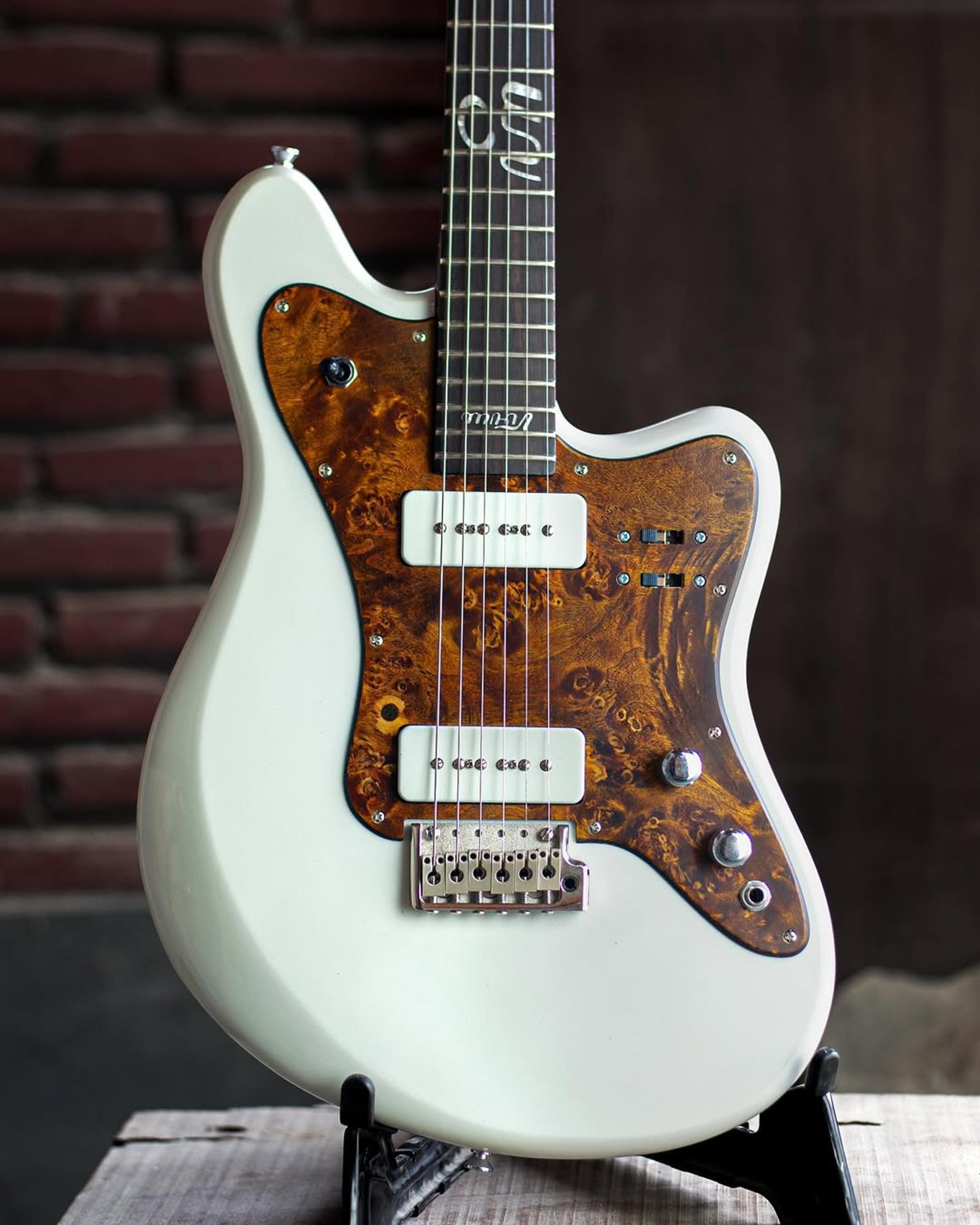 Front body view of the ODIENG EF Series 2 6 string guitar