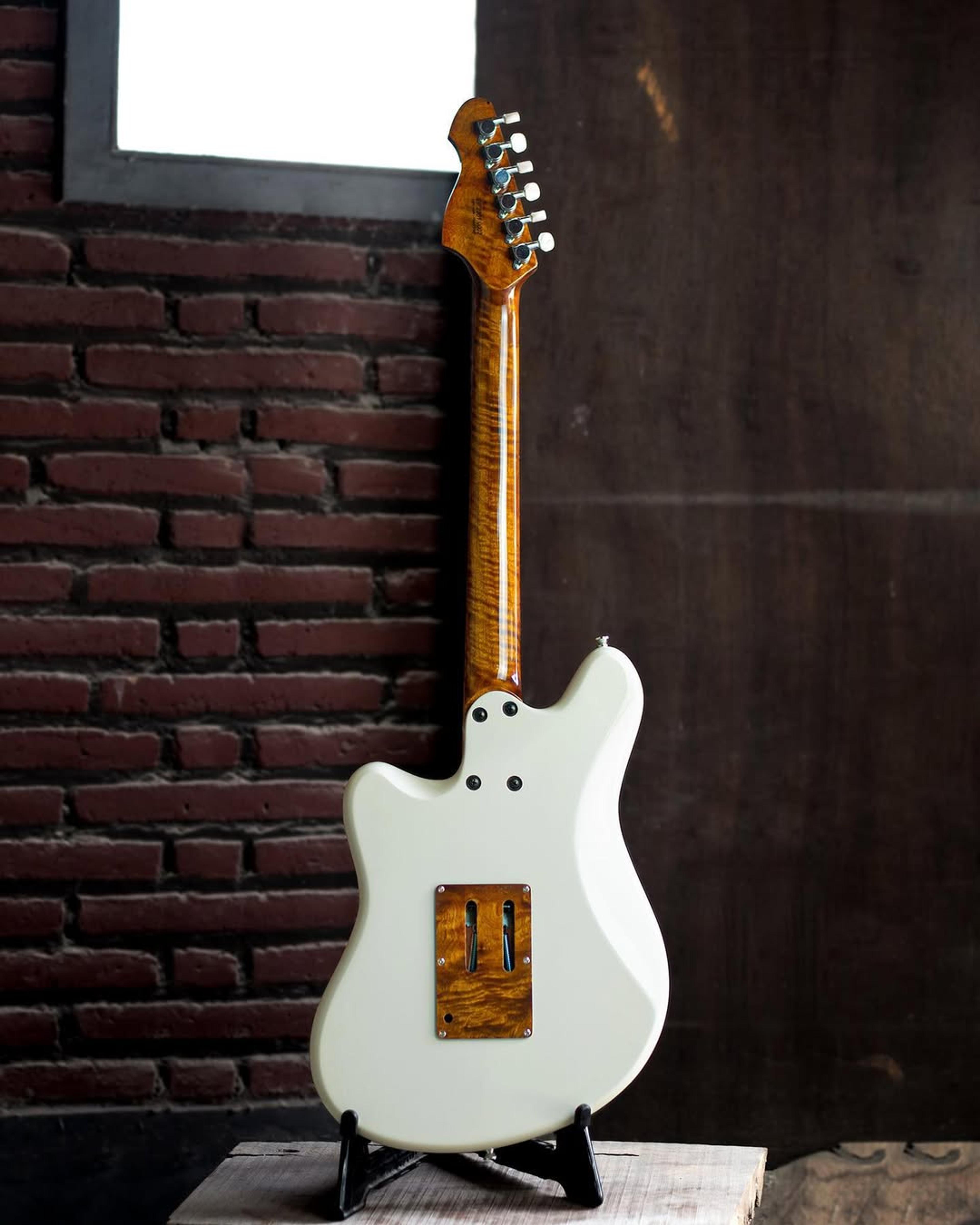 Full Back front view of the ODIENG EF Series 2 6 string guitar