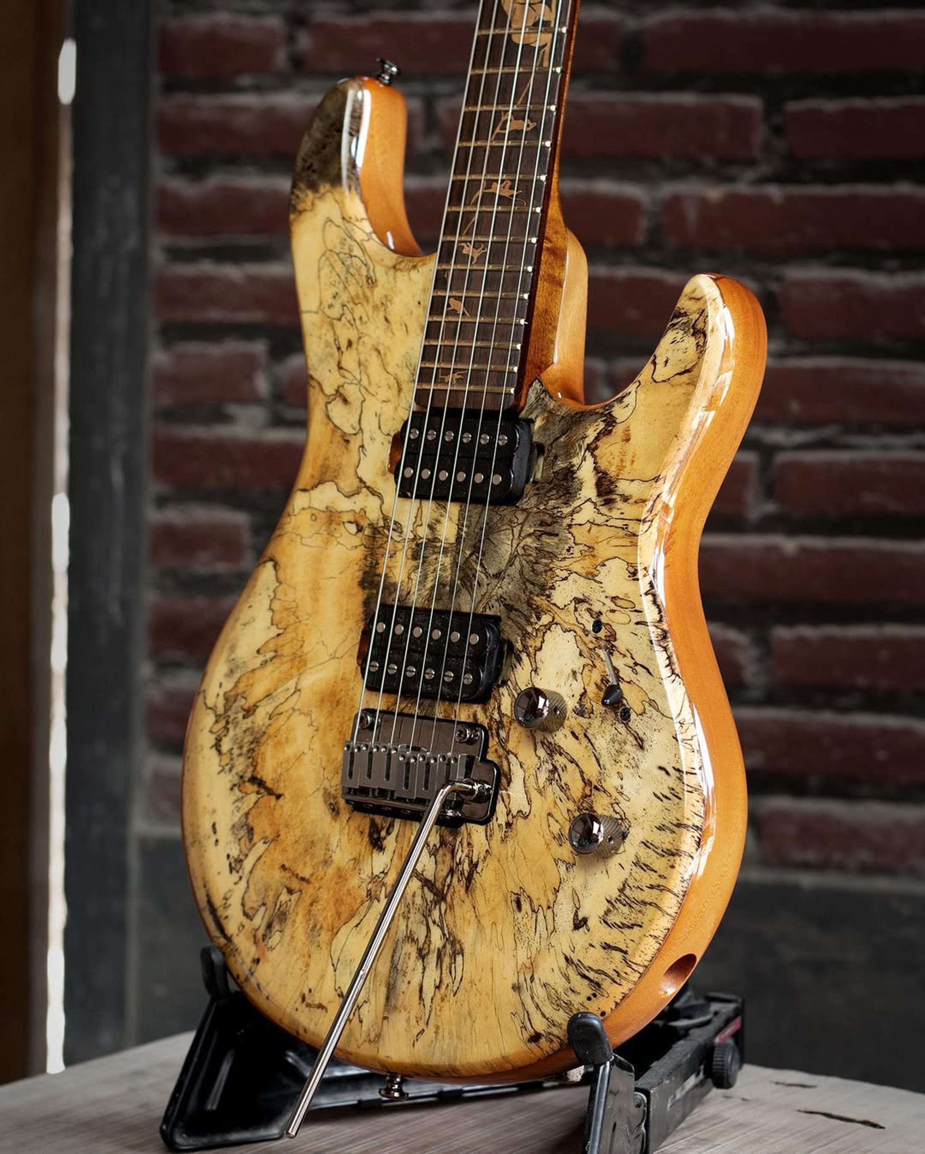 Side Body view of the ODIENG NB Series 6 string Guitar