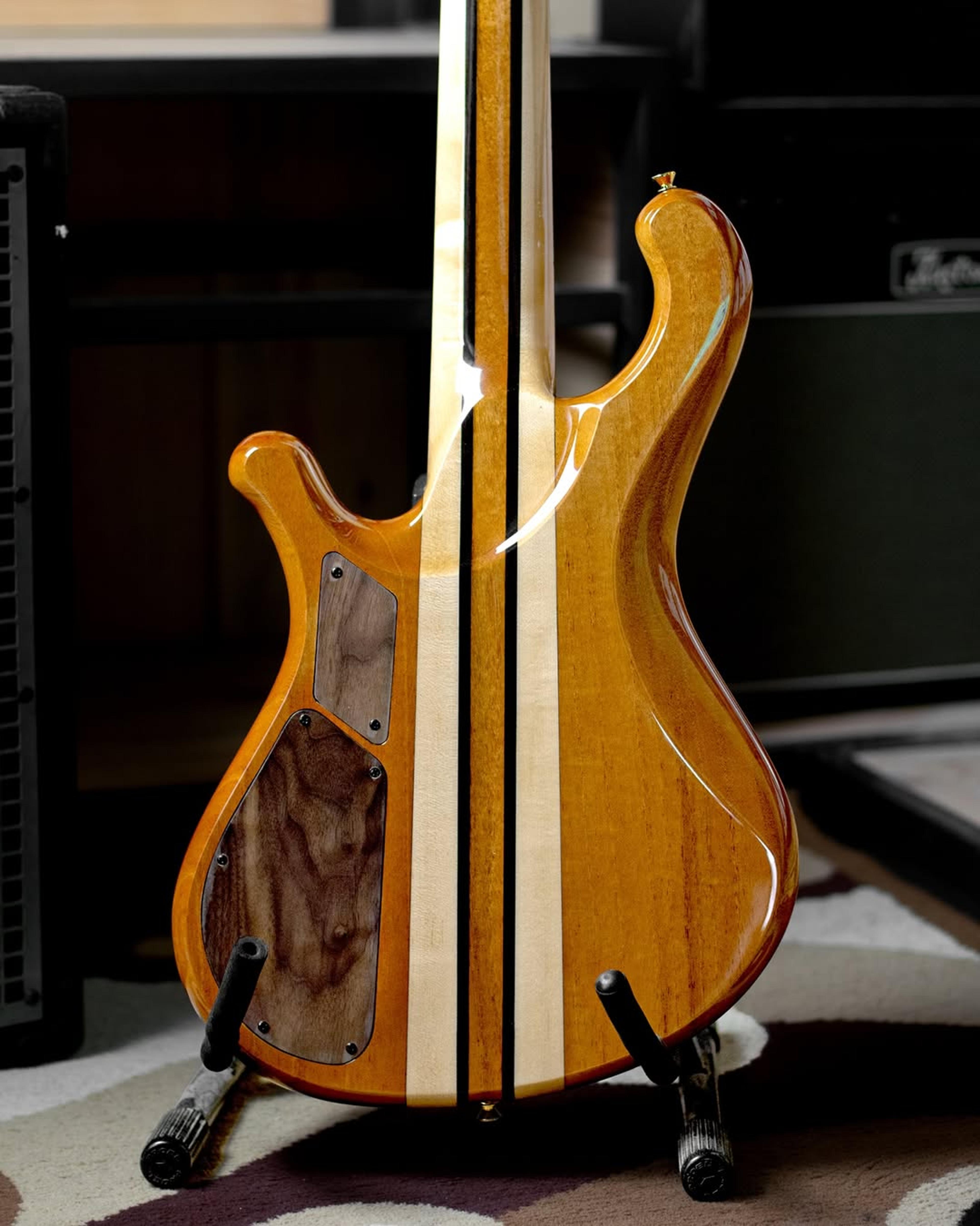 Back body view of the ODIENG RS Series 5 string bass