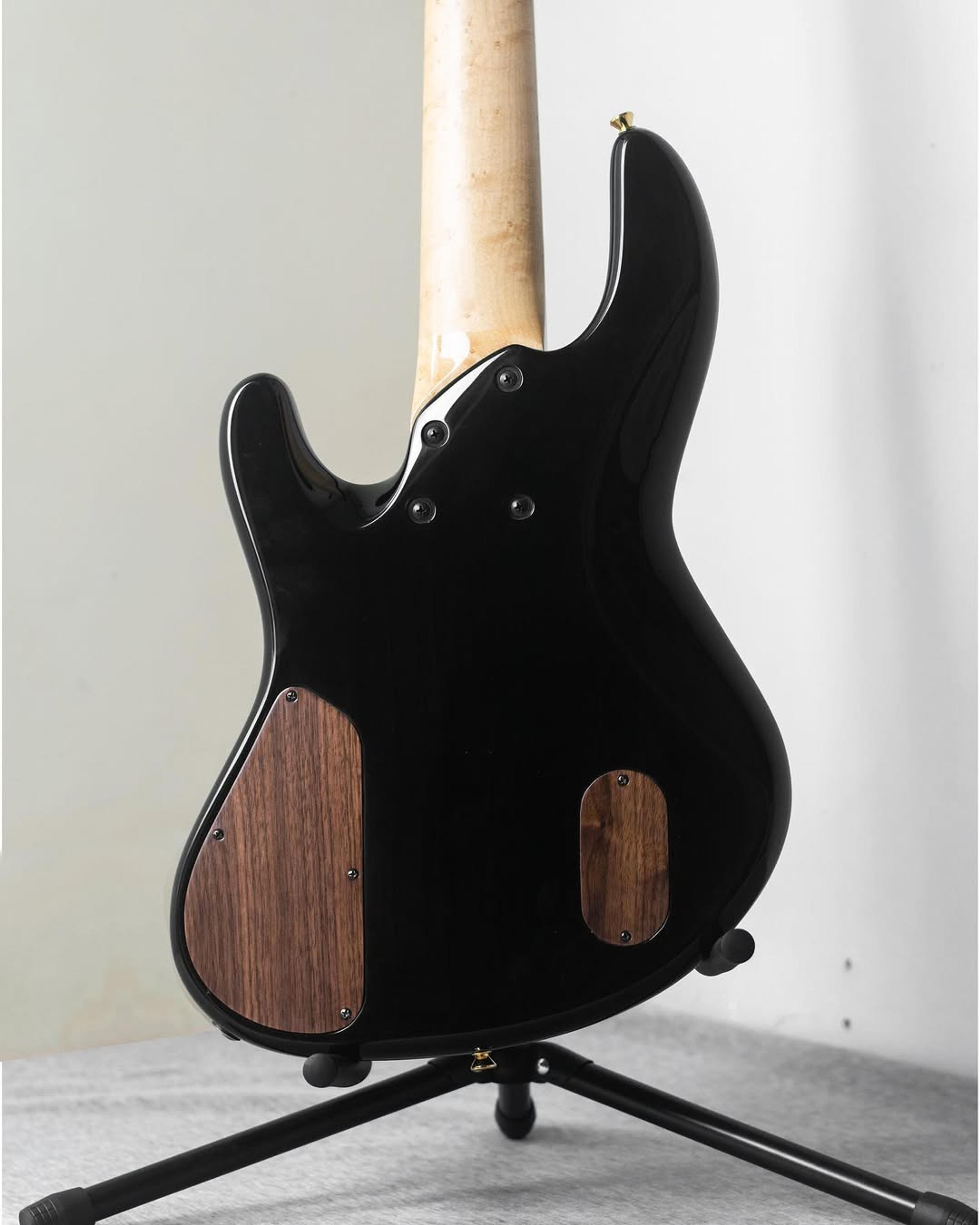 Back body view of the ODIENG KJ 5 string bass