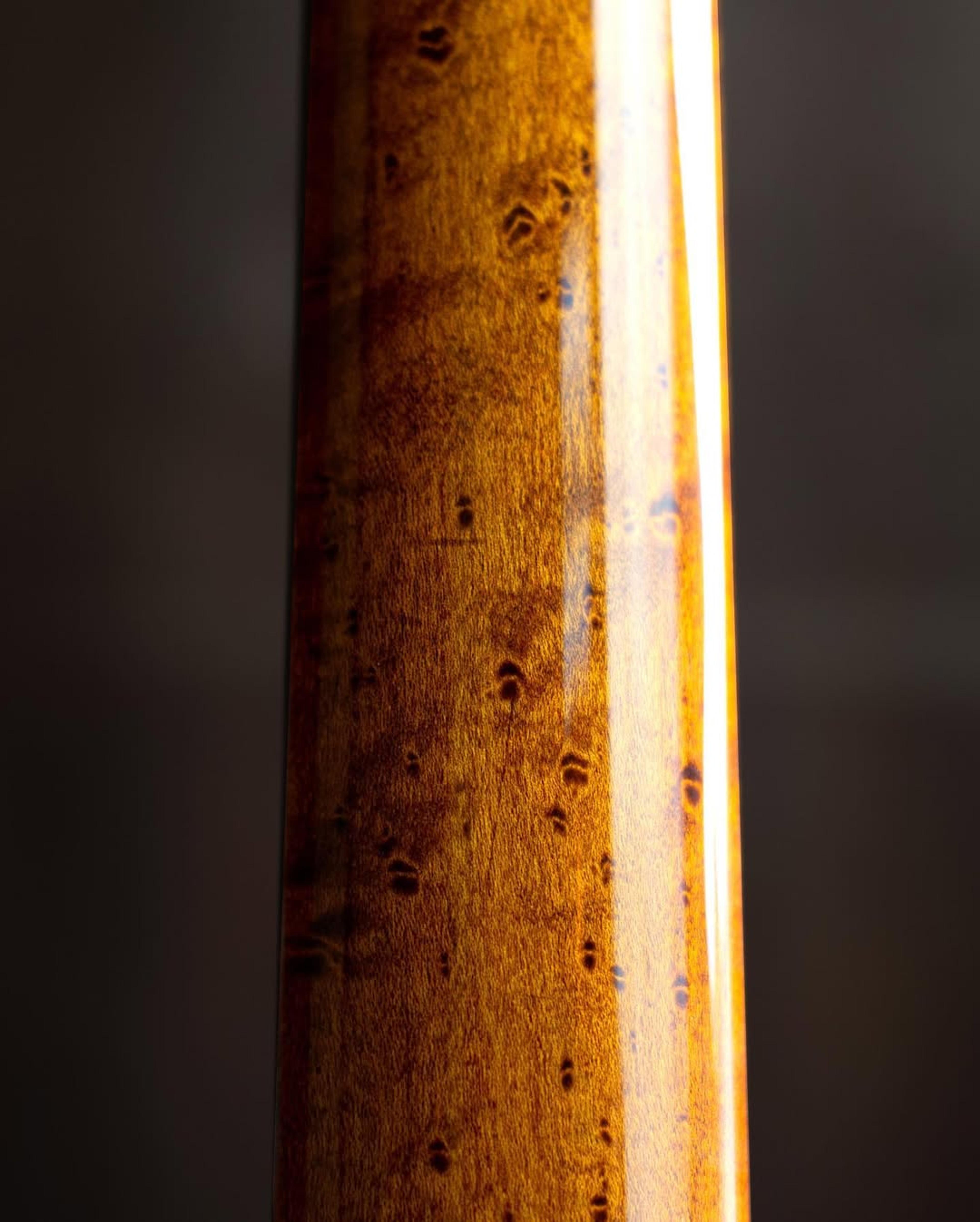 Back Neck detail view of the ODIENG NB Series 6 string Guitar