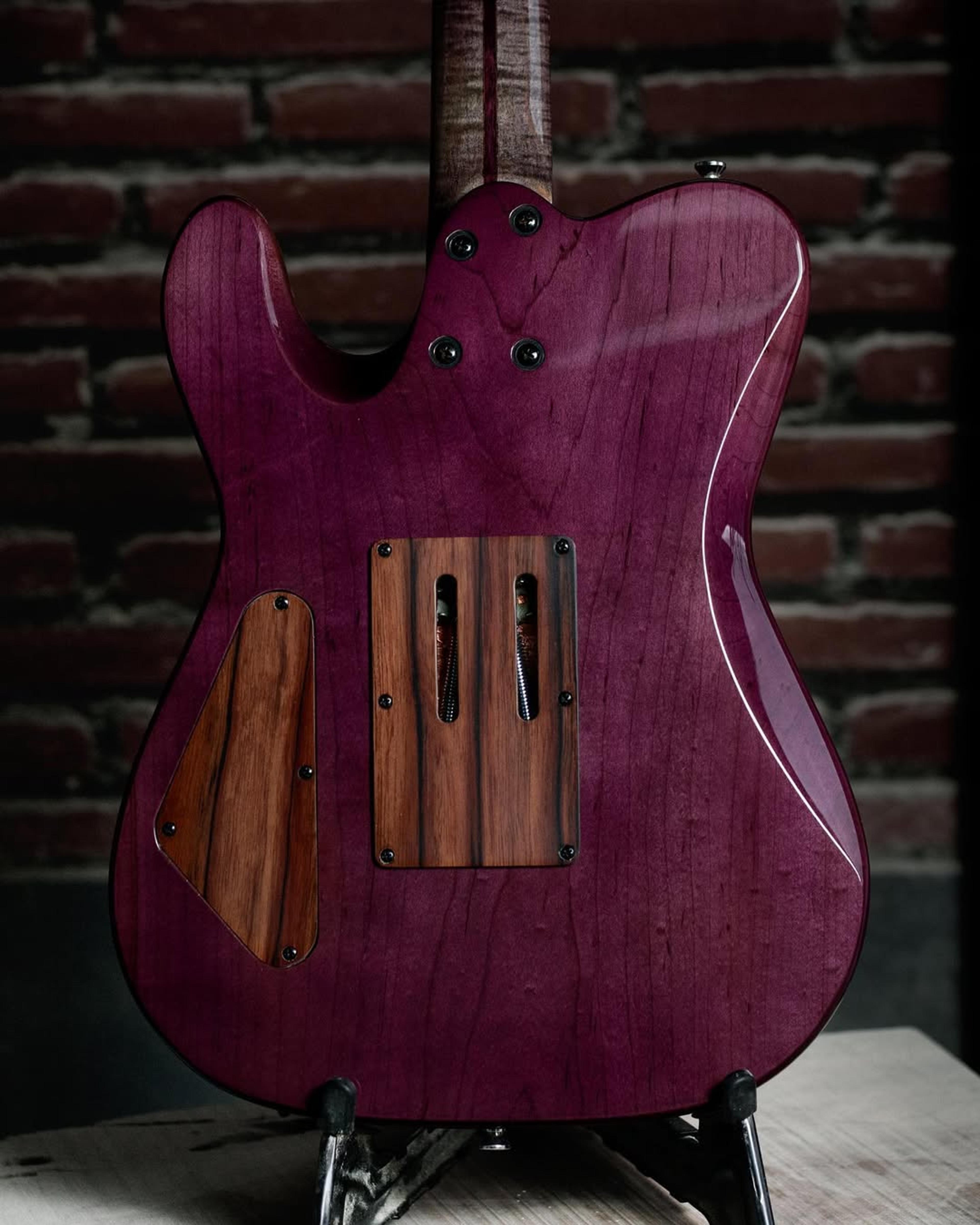 Back body view of the ODIENG Parama Guitar 6 string Guitar