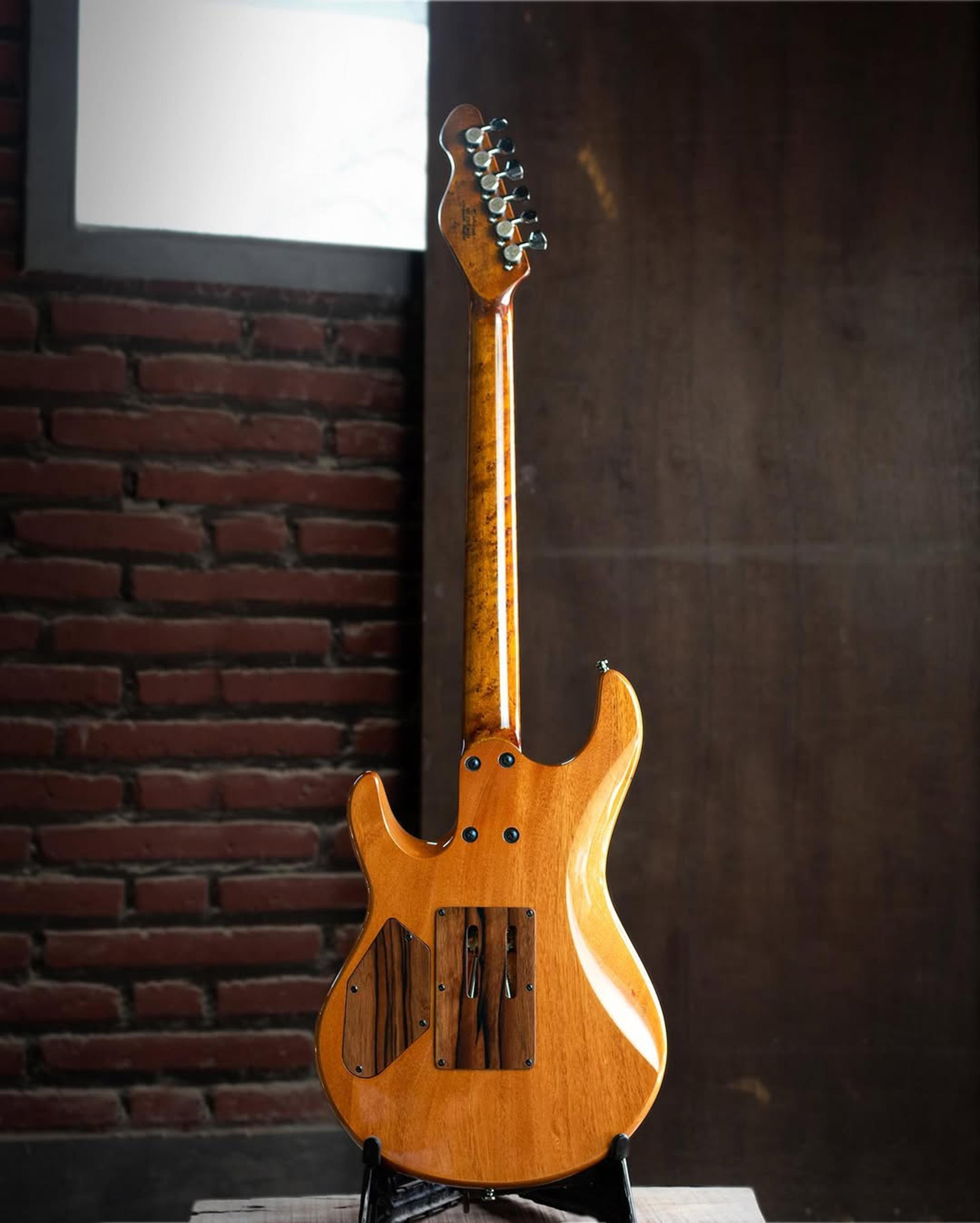 Full Back view of the ODIENG NB Series 6 string Guitar