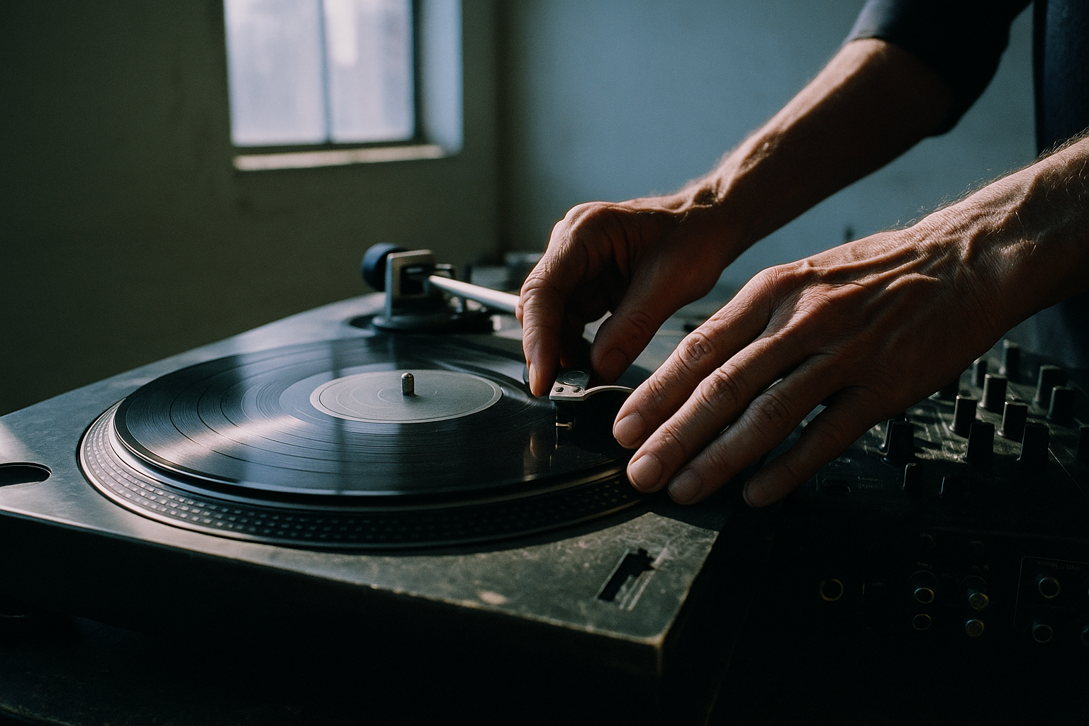 DJ performing at a Dubai nightclub, representing DJs in Dubai amid new UAE music royalty rules