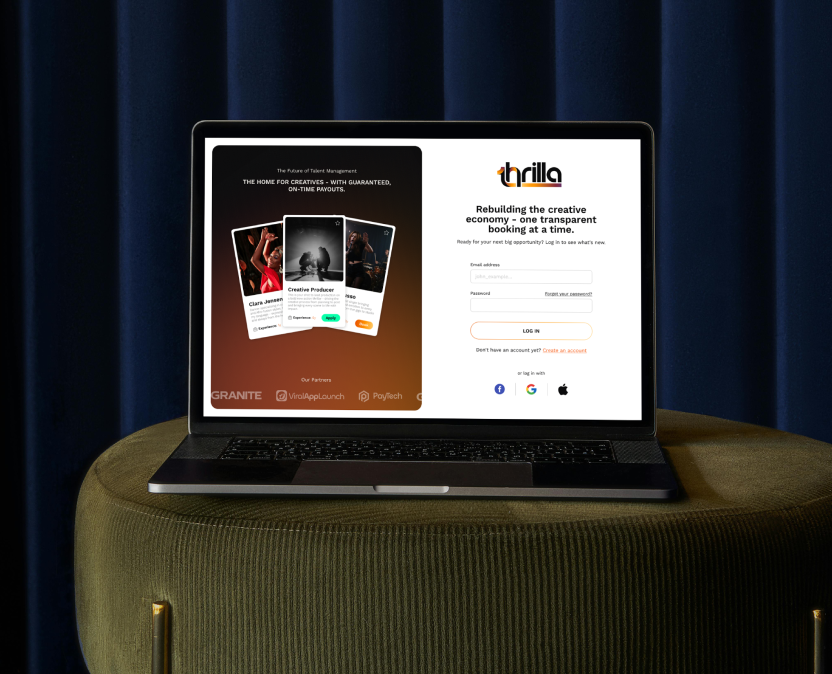 Thrilla enables creatives to take back control of their careers with AI talent representation.