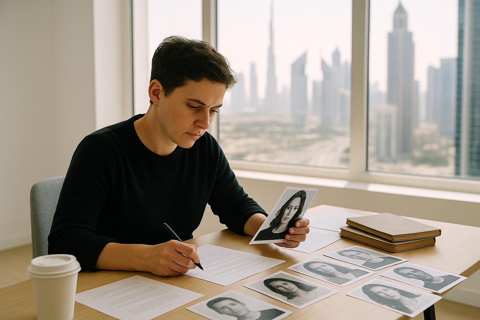 Actor auditioning on a Dubai film set, representing acting jobs in Dubai's growing UAE studio industry