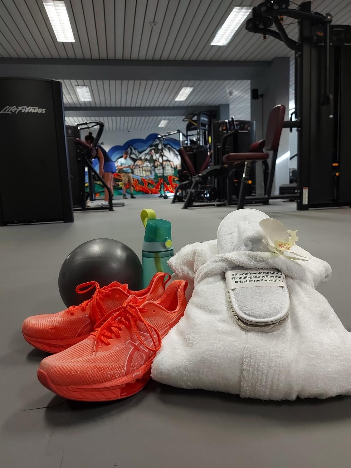 Trainingsgeräte im Victoria Fitness Club in Wengen
