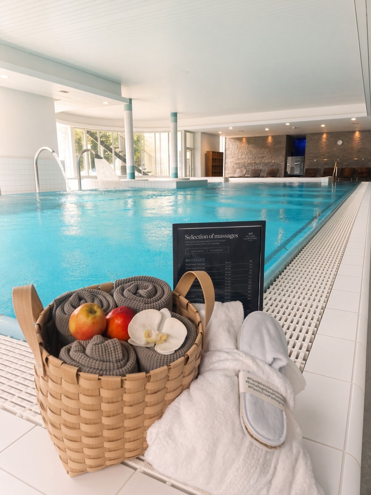 Ruhiger Behandlungsraum im Victoria Spa in Wengen