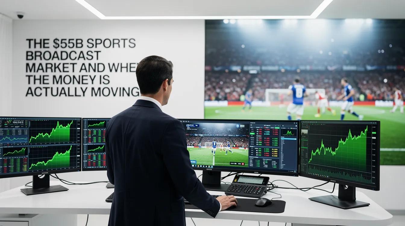 The $55B Sports Broadcast Market and Where the Money Is Actually Moving