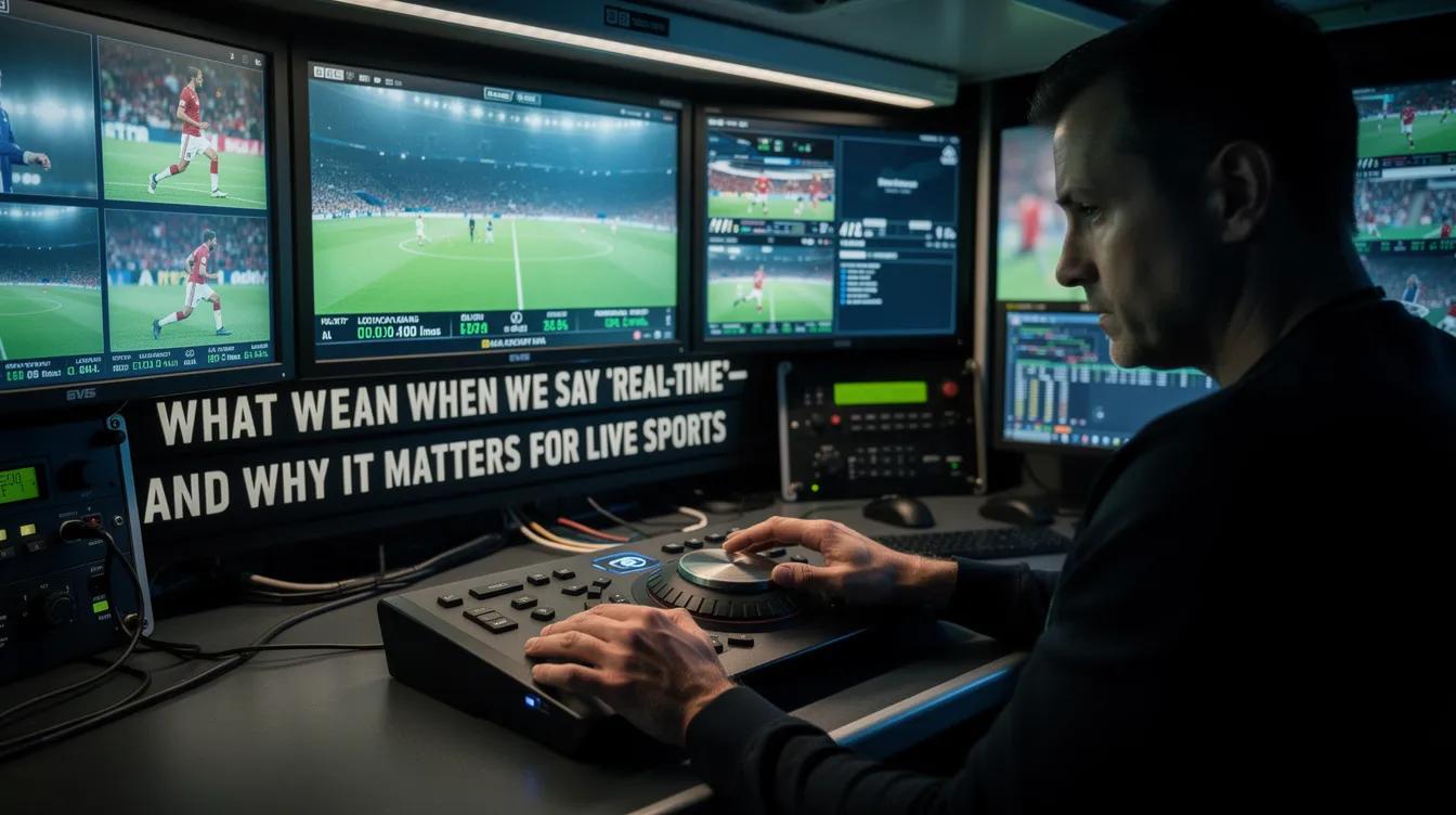 What We Mean When We Say 'Real-Time' — And Why It Matters for Live Sports