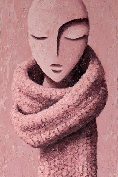  Stillness in Blush