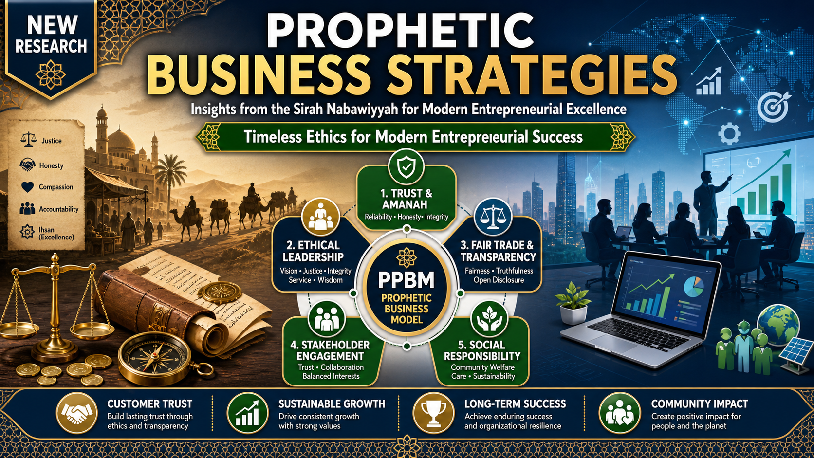 Prophetic Business Strategies: Insights from the Sirah Nabawiyyah for Modern Entrepreneurial Excellence