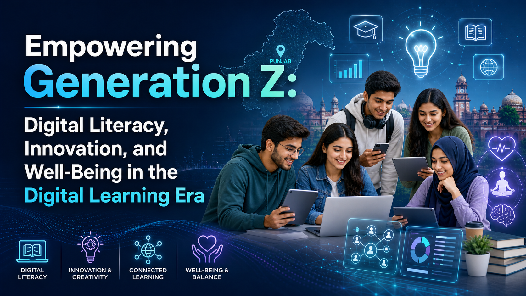 Empowering Generation Z: Digital Literacy, Innovation, and Well-Being in the Digital Learning Era