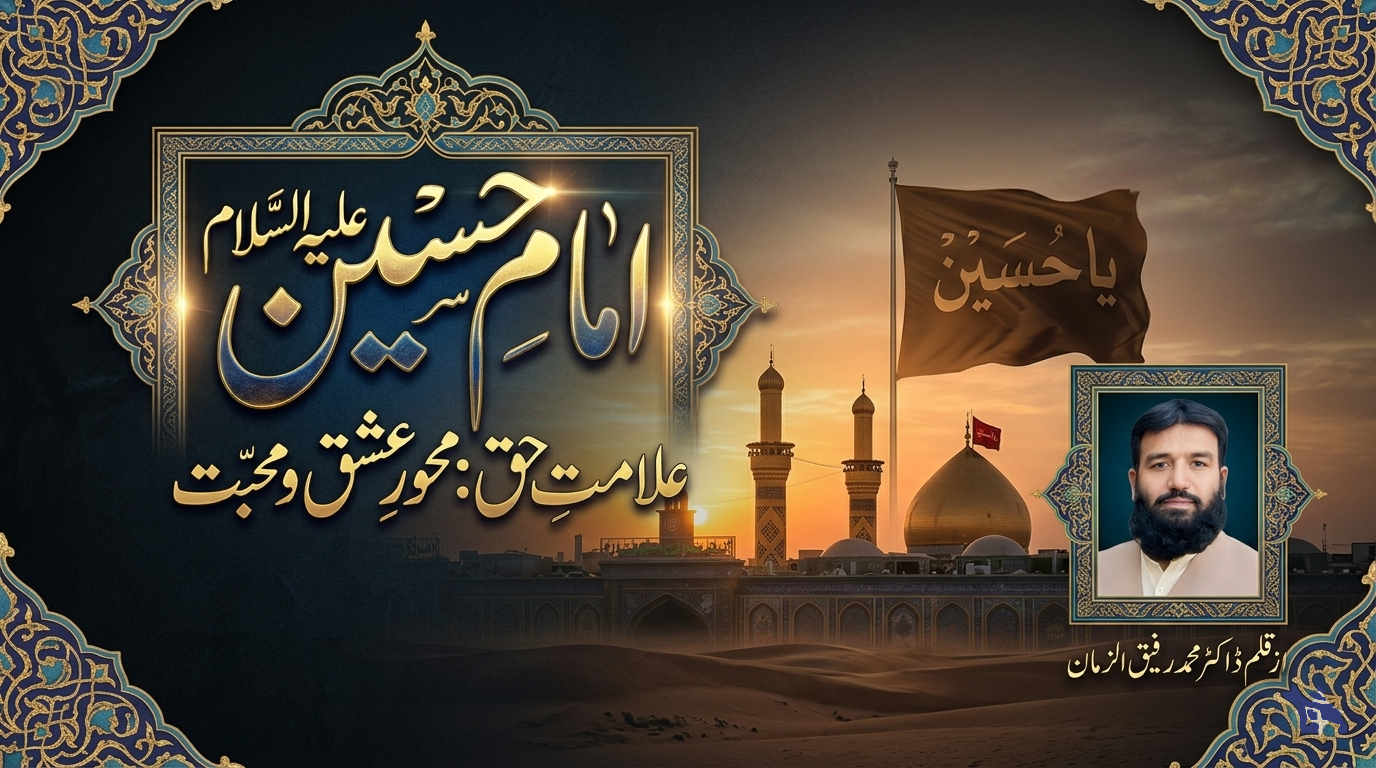 امام حسین علیہ السلام  علامت حق: محور عشق ومحبت