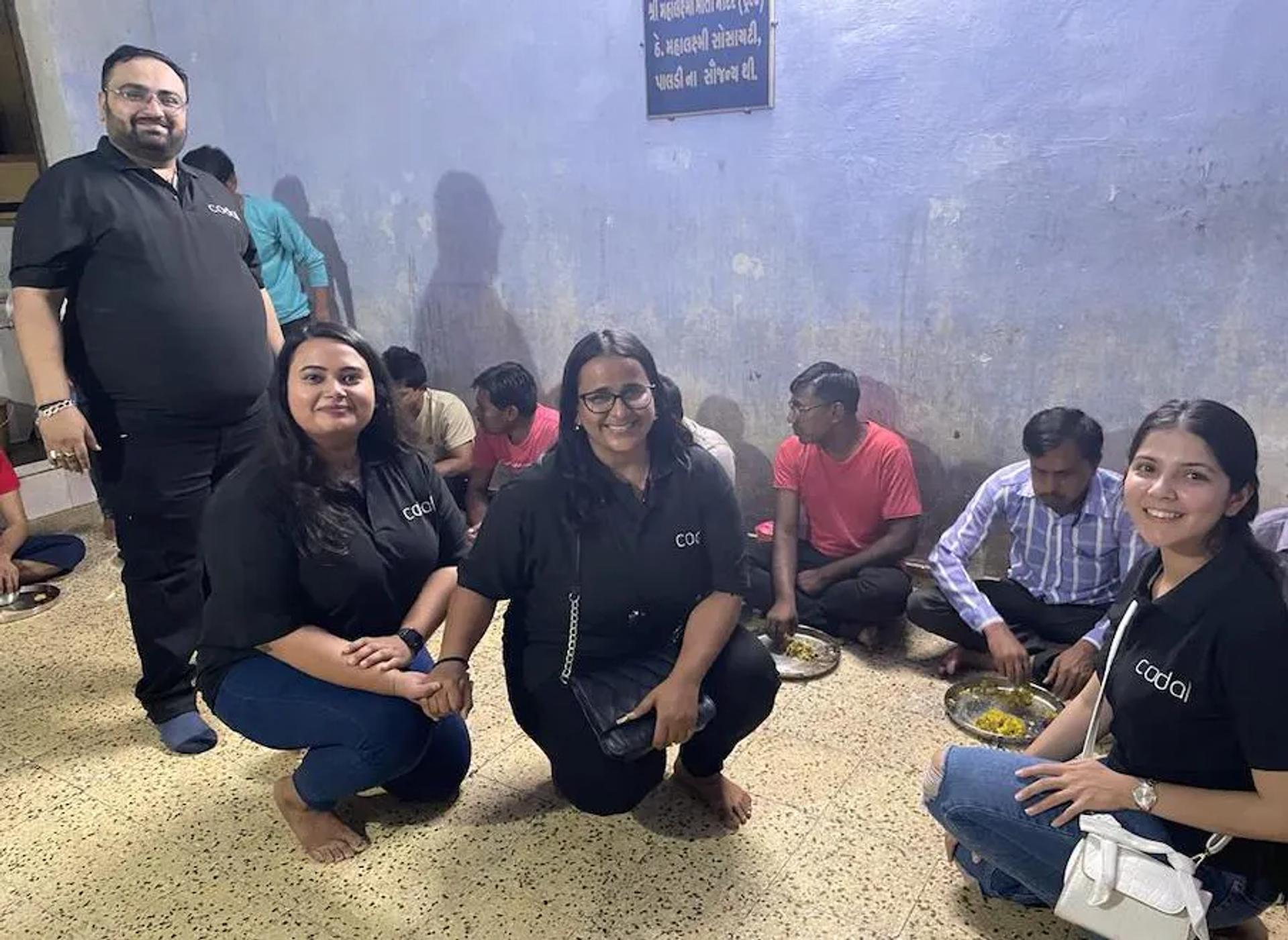 Codal’s team in Ahmedabad participates in a food drive for the blind