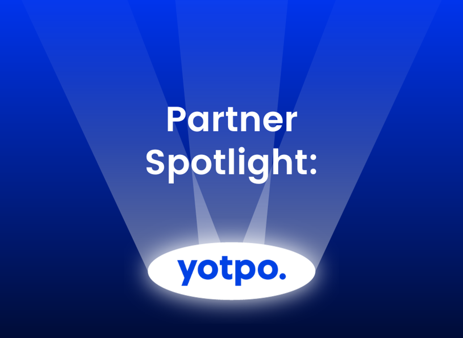 A spotlight on the Yotpo logo
