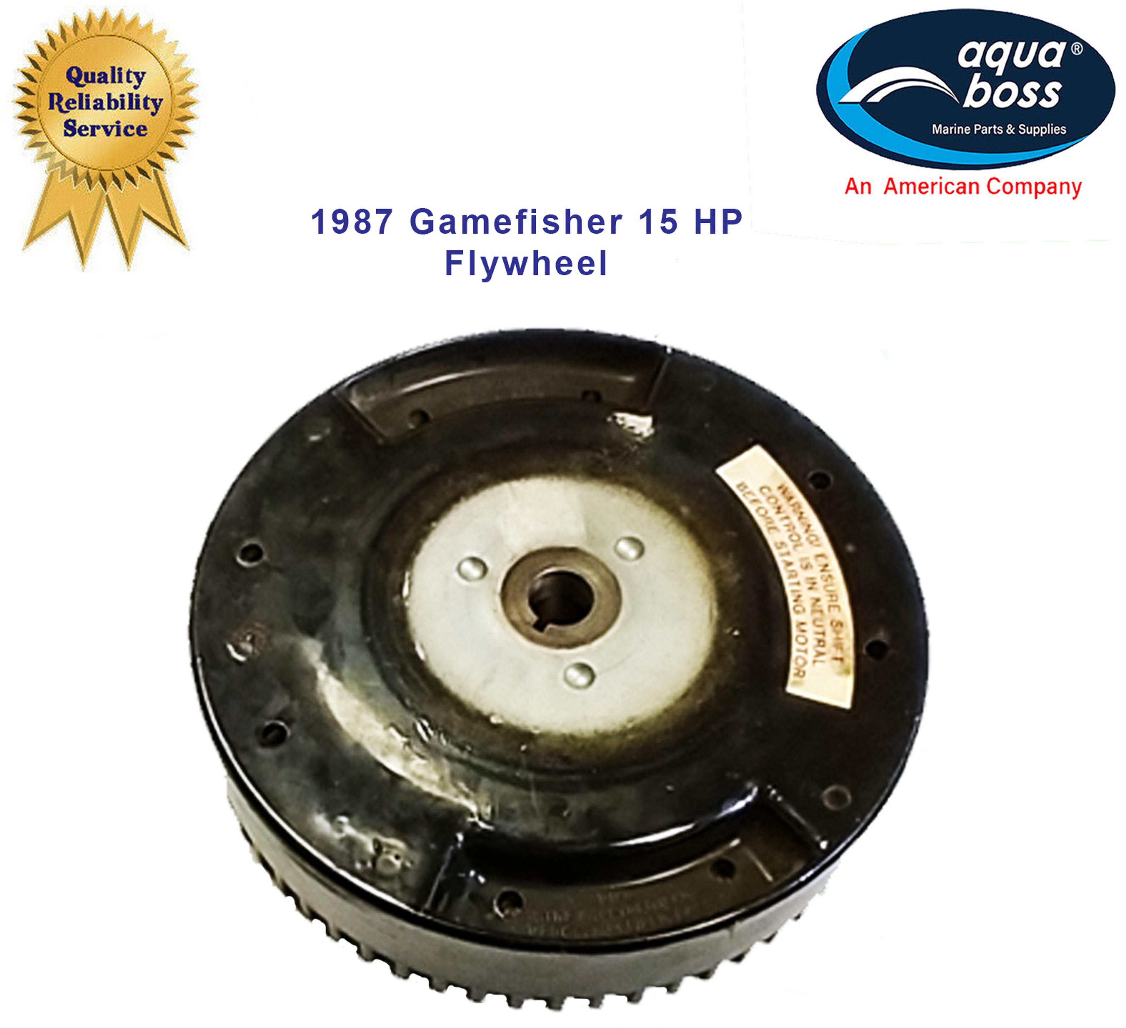 FA681097 1987 Gamefisher 15 HP Flywheel