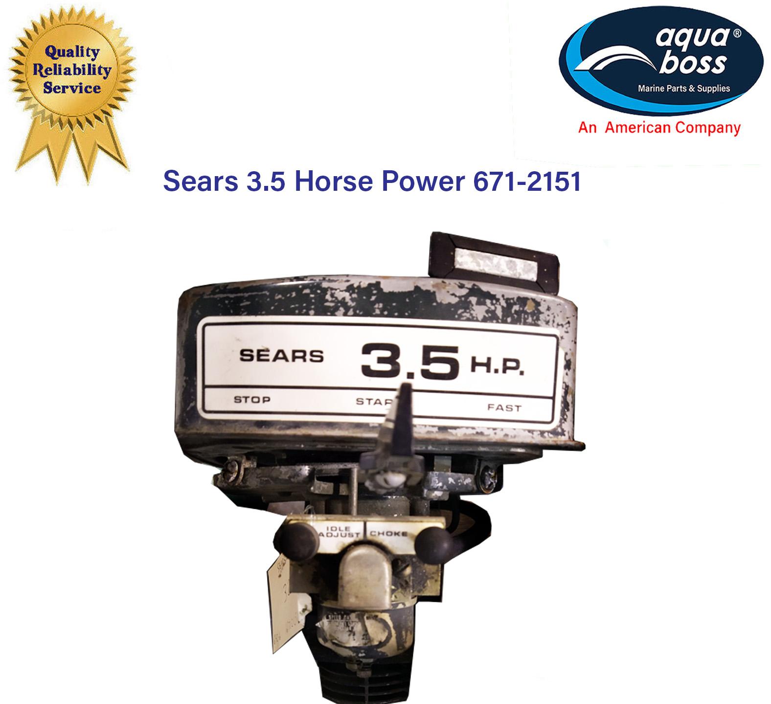 217-58560 Sears 1972 3.5 HP Air Cooled Outboard