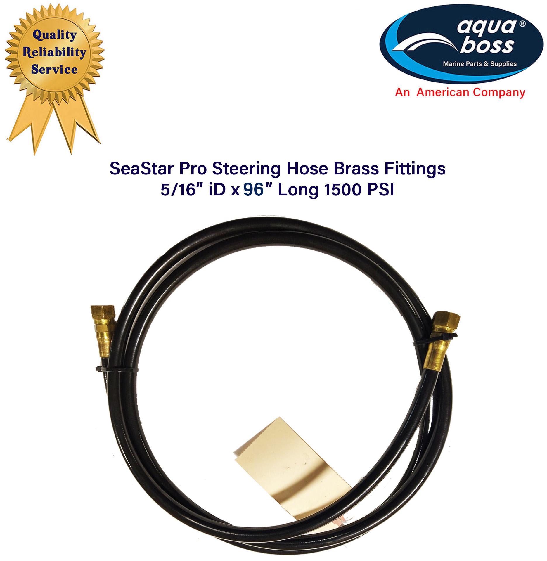 SeaStar Pro Steering Hose 5/16" ID 96" Long 1500 PSI Refurbished